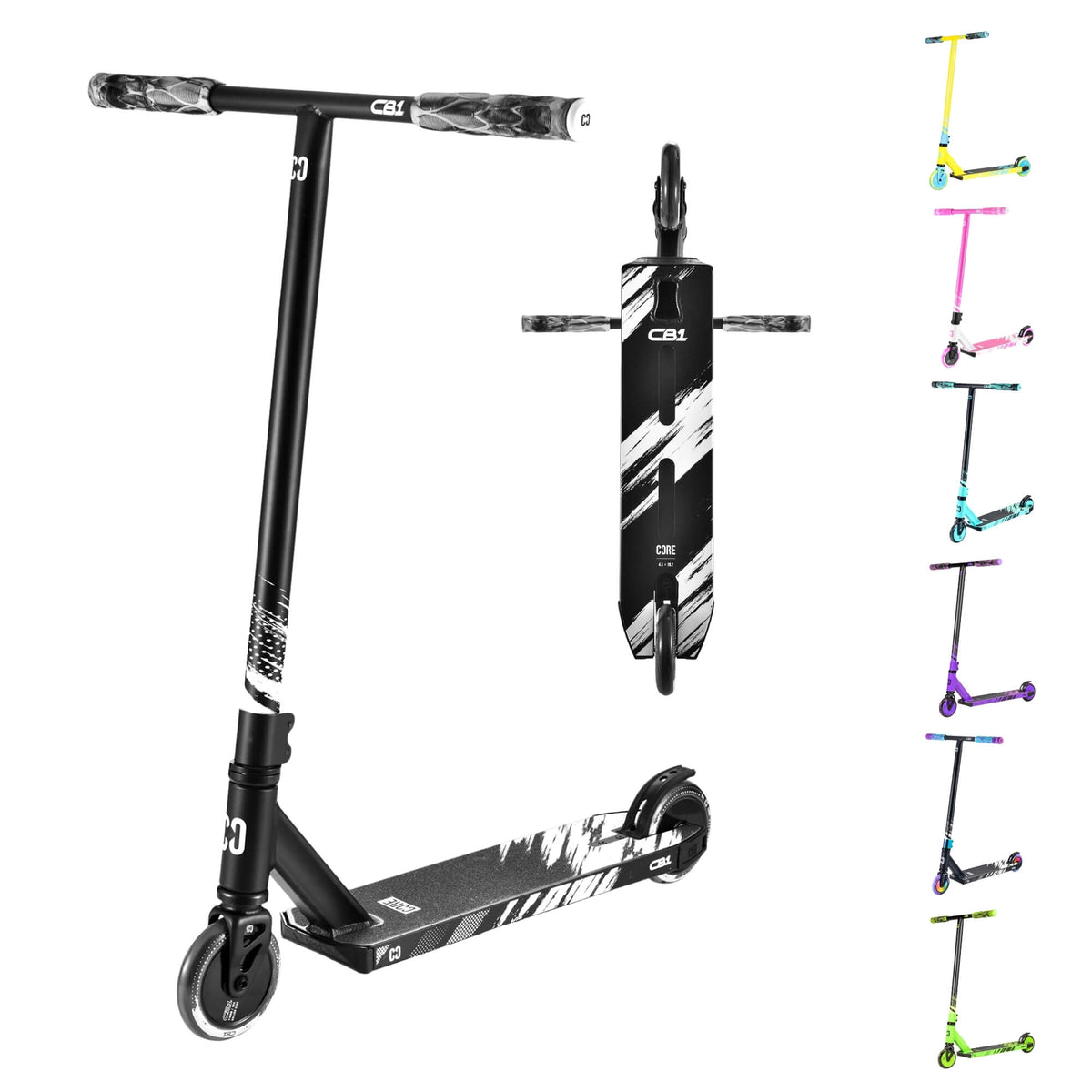 CORE CB1 beginner stunt scooter in black - lifestyle