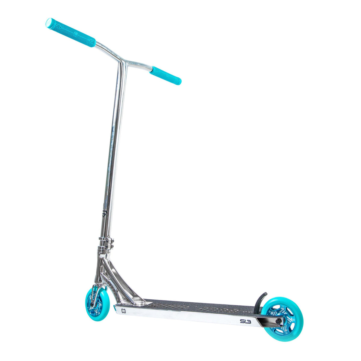CORE SL3 complete stunt scooter in chrome and teal