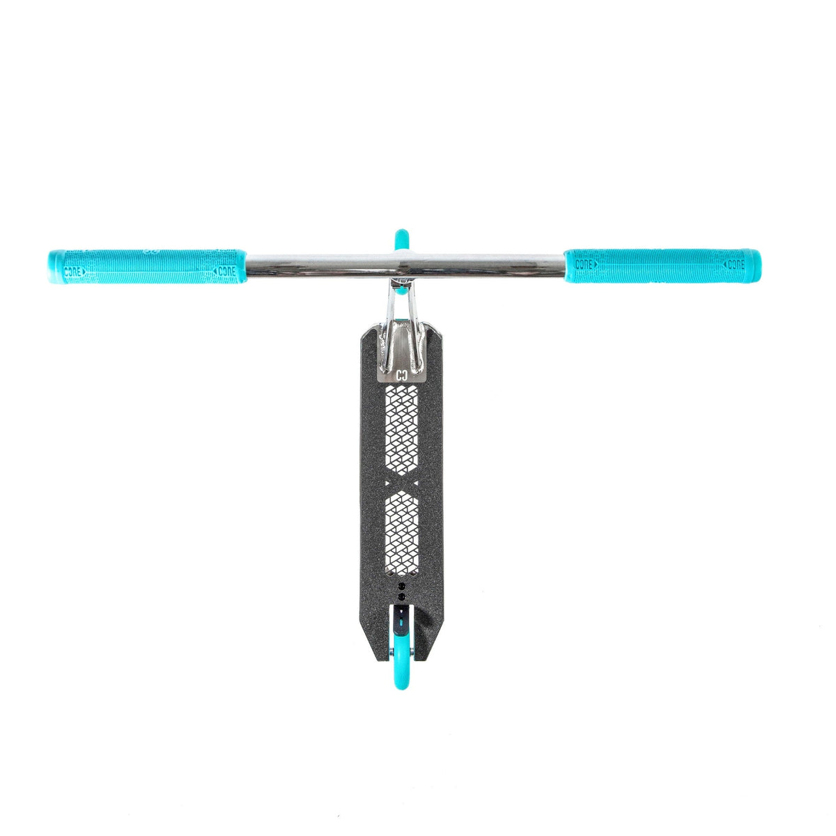 CORE SL3 complete stunt scooter in chrome and teal