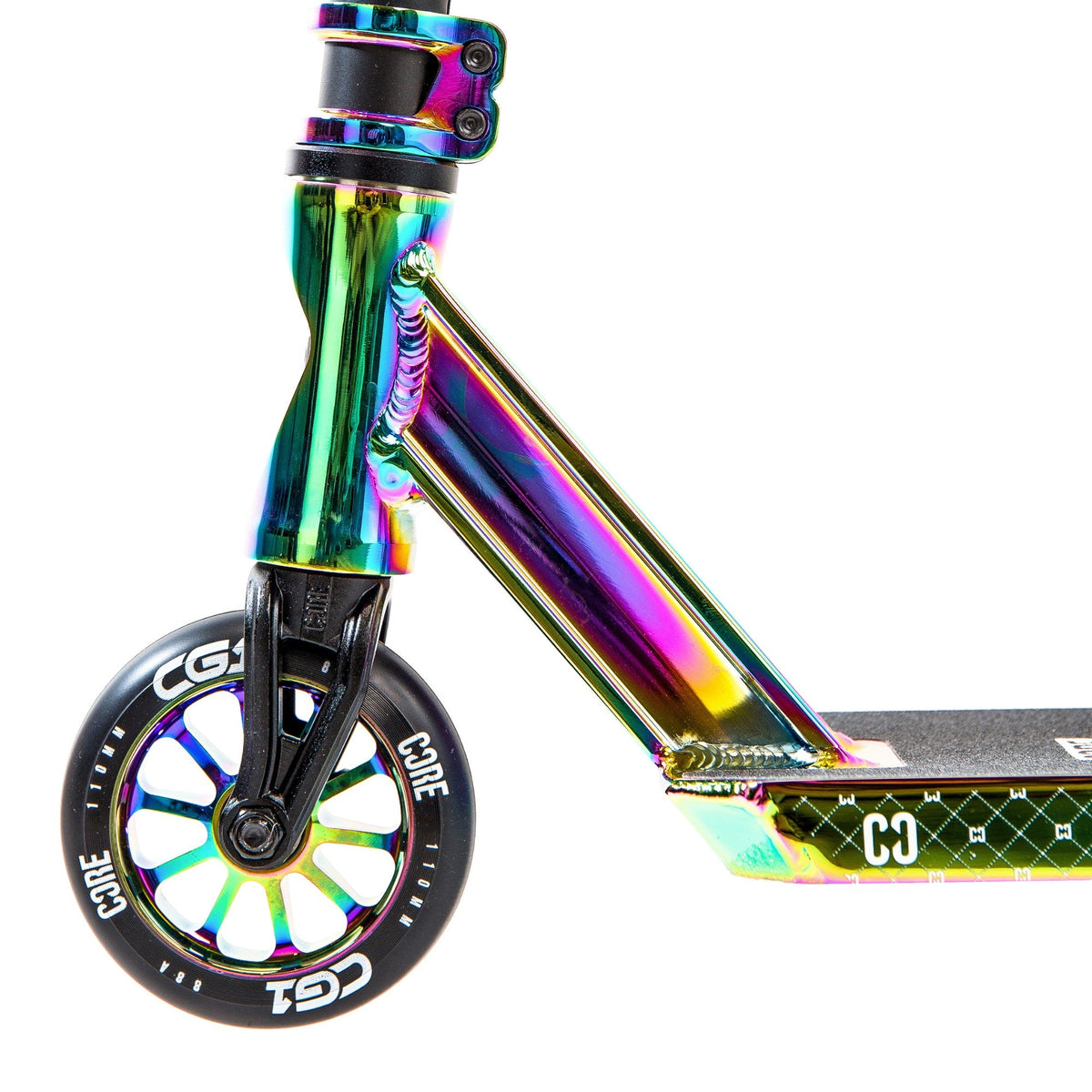 CORE CG1 complete stunt scooter in neochrome and black