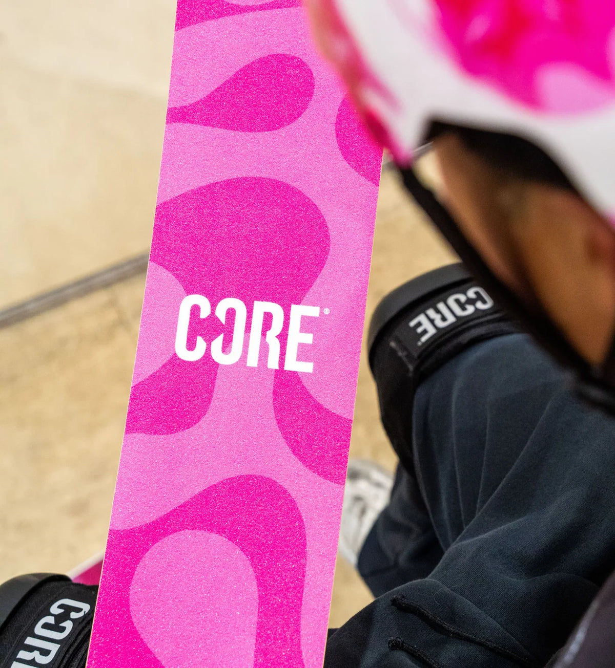 CORE Scooter Griptape - Wave Pink