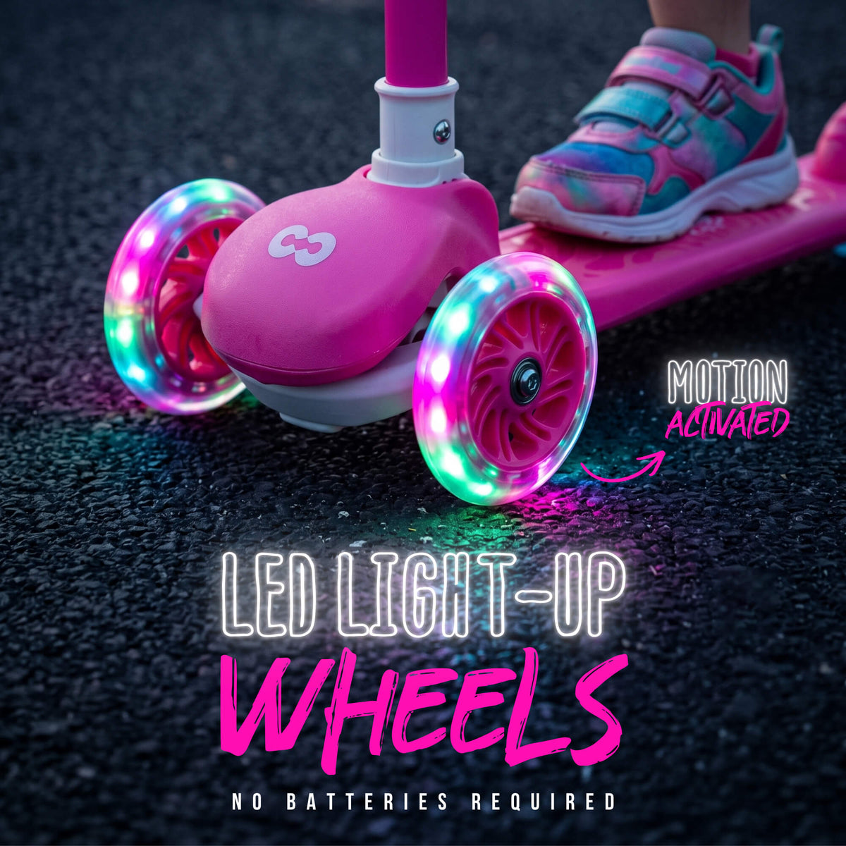 CORE Kids Foldy 3 Wheel Scooter - Pink
