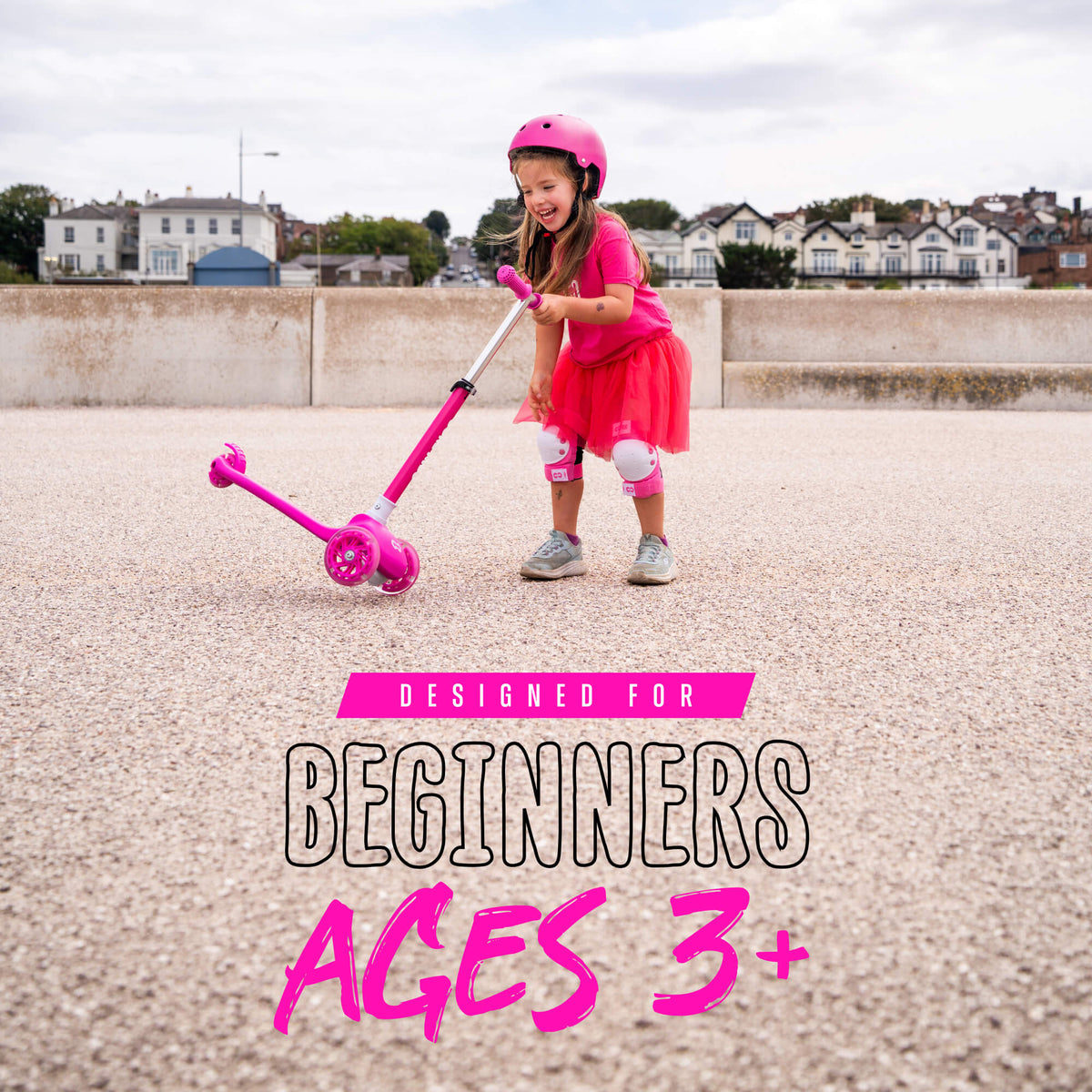 CORE Kids Foldy 3 Wheel Scooter - Pink