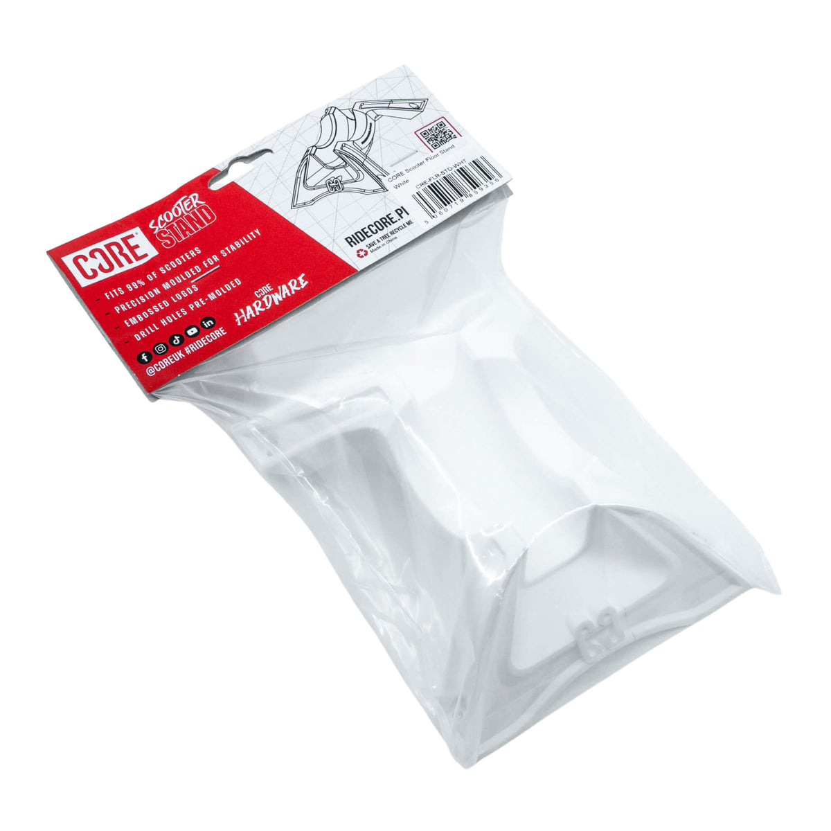 CORE Claw Scooter Floor Stand - White