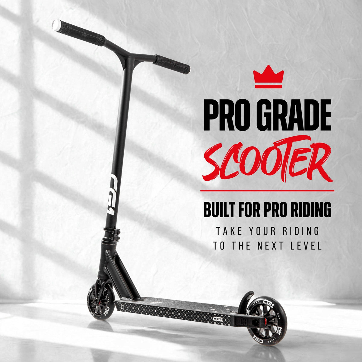 CORE CG1 complete stunt scooter in black
