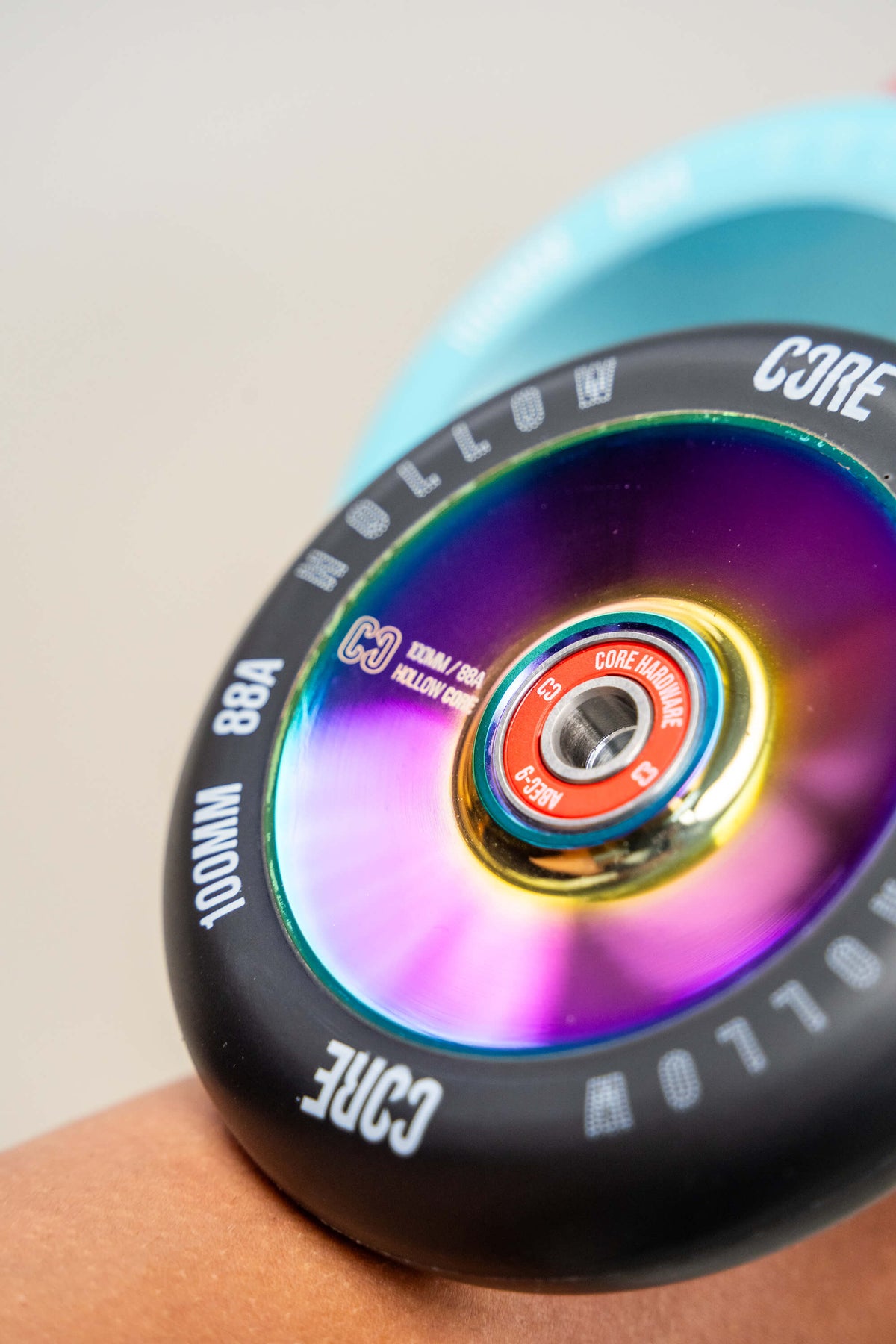CORE Hollow Stunt Scooter Wheel 100mm - NeoChrome/Black