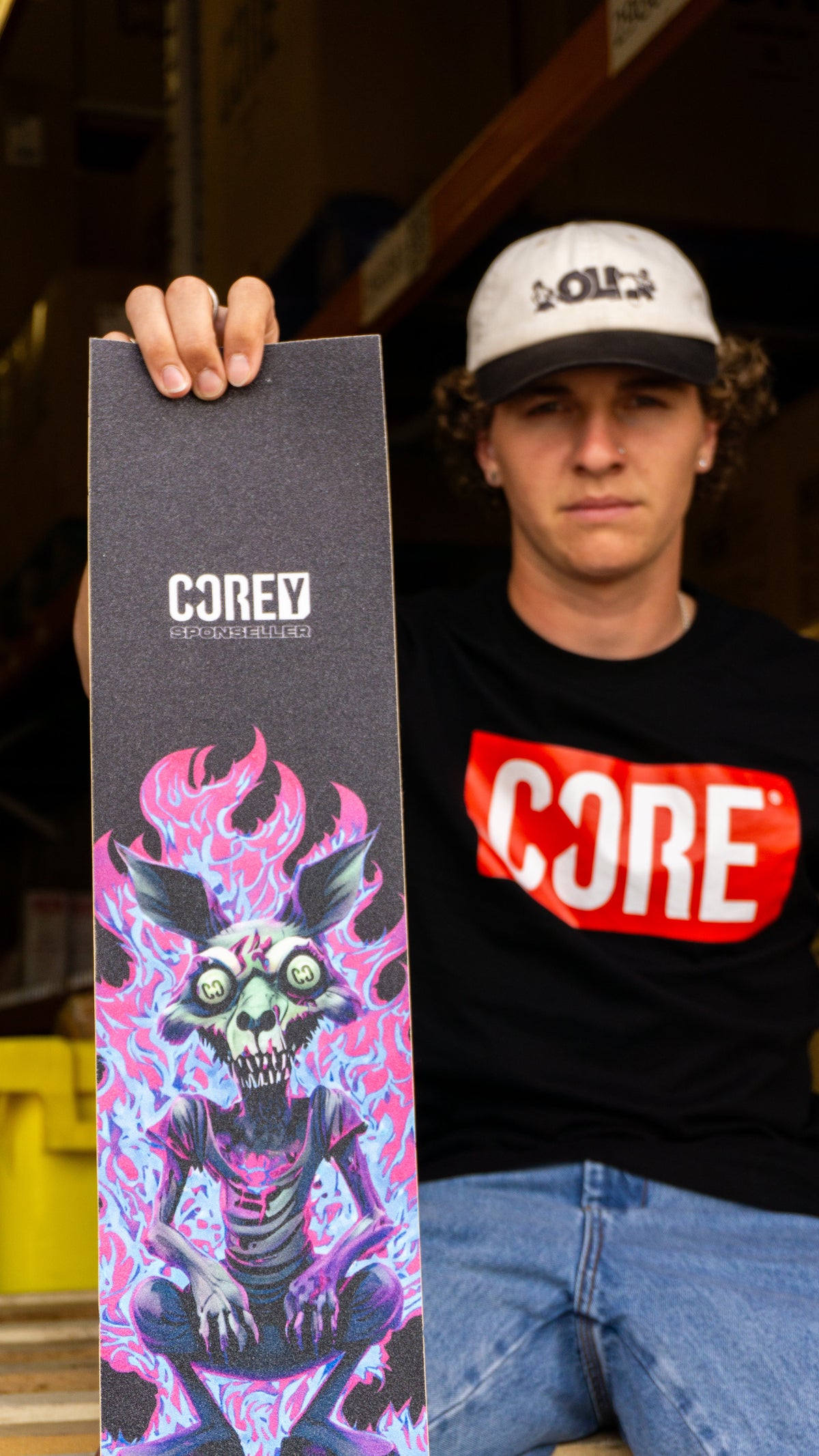 CORE Scooter Griptape - COREy Sponseller Signature Zombie Kangaroo