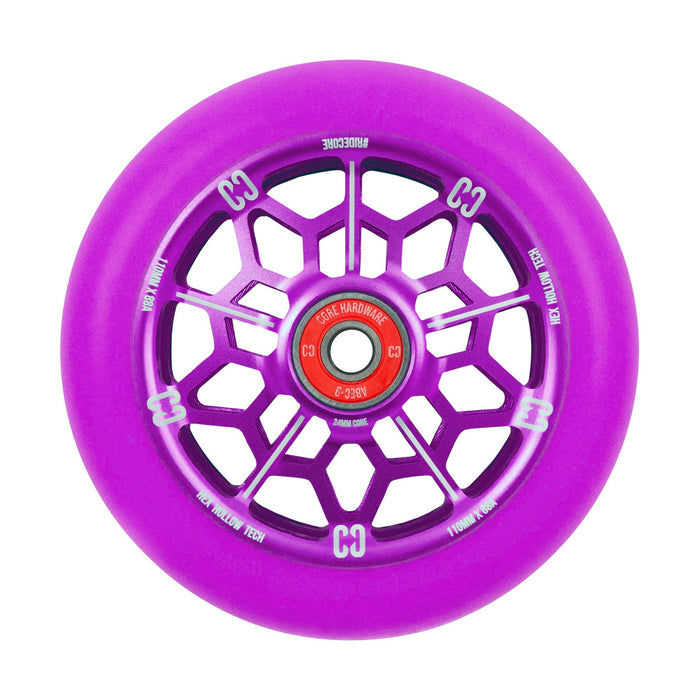 CORE Hex Hollow Purple Scooter Wheel 110 MM I Scooter Wheel Single