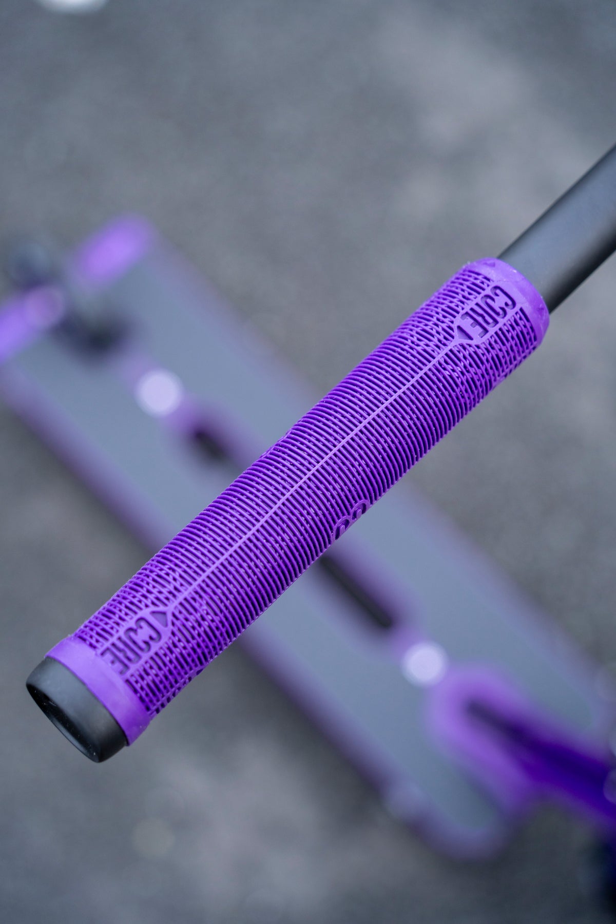 CORE Skinny Boy Handlebar Grips Soft 170mm - Purple LE