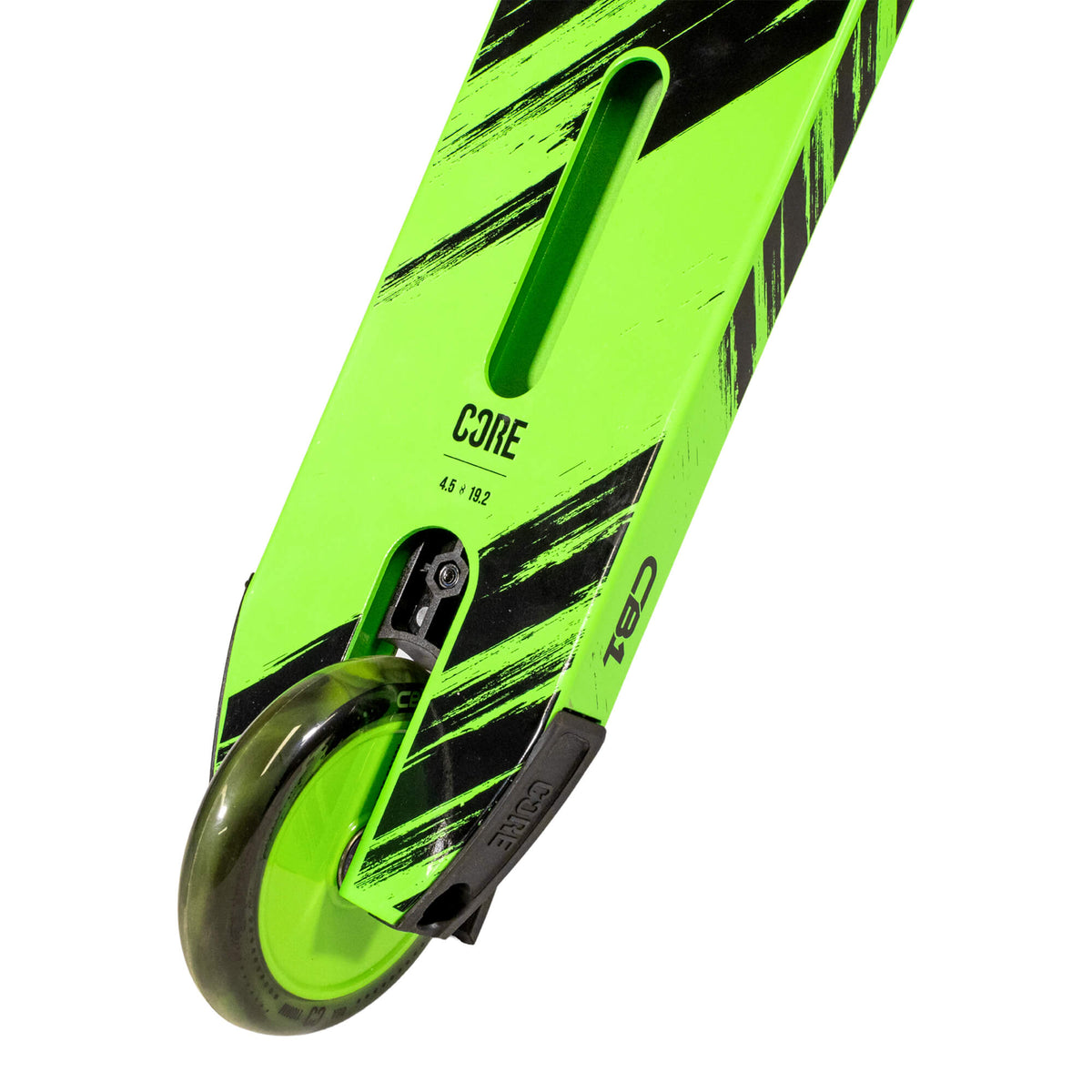 CORE CB1 complete scooter in black and green