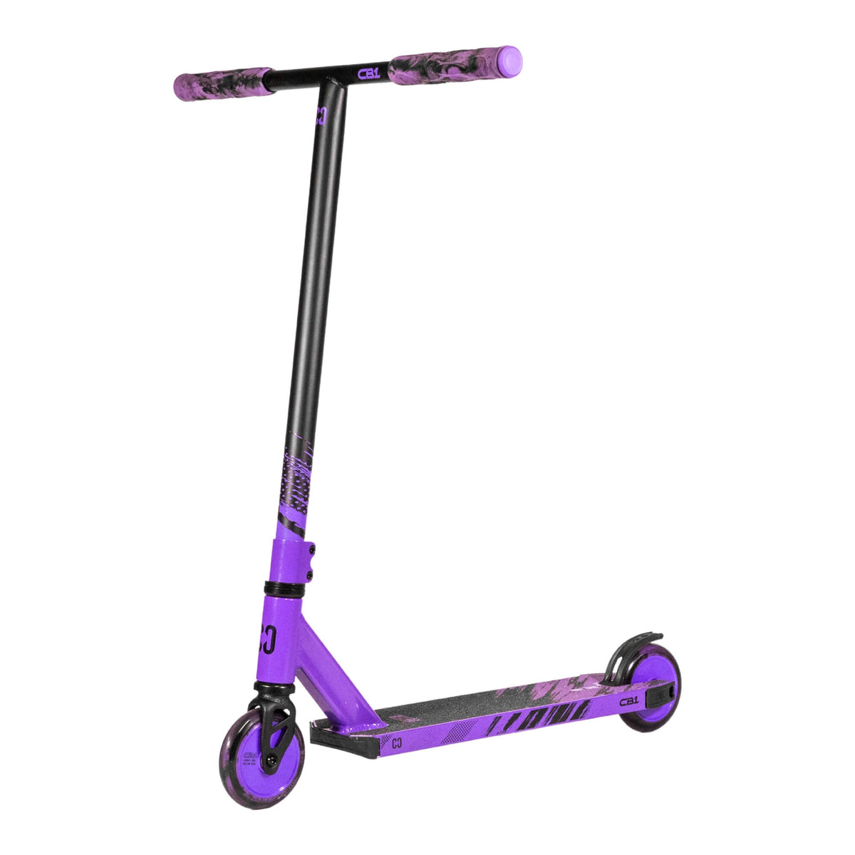 CORE CB1 complete scooter in black and purple