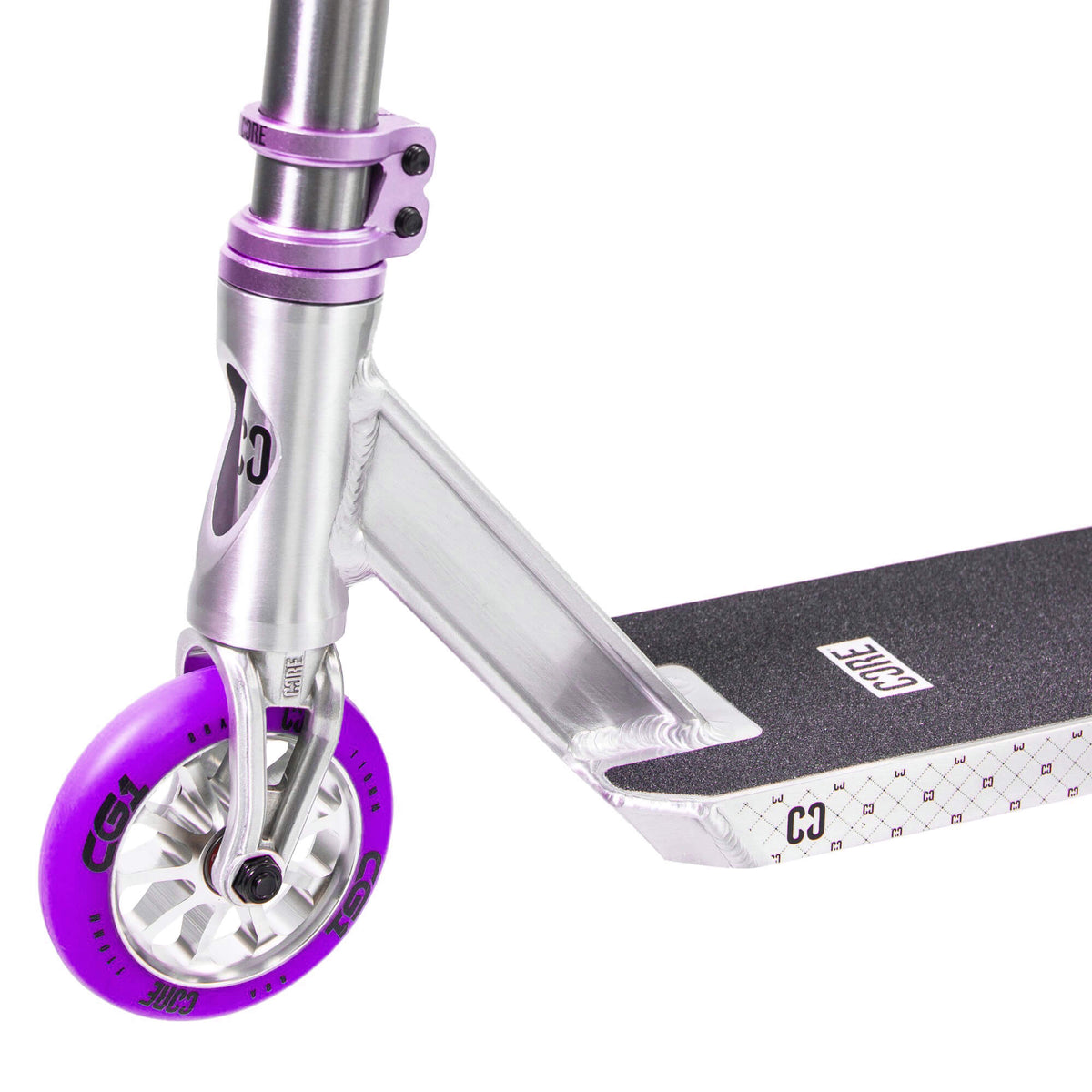 CORE CG1 Complete Scooter - Raw/Purple
