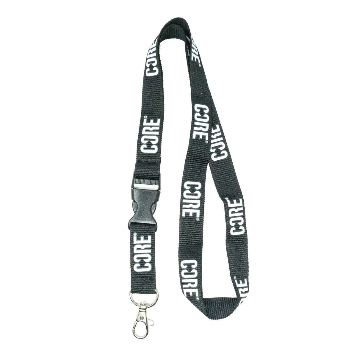 CORE Lanyard Keychain - Black/White - CORE Protection