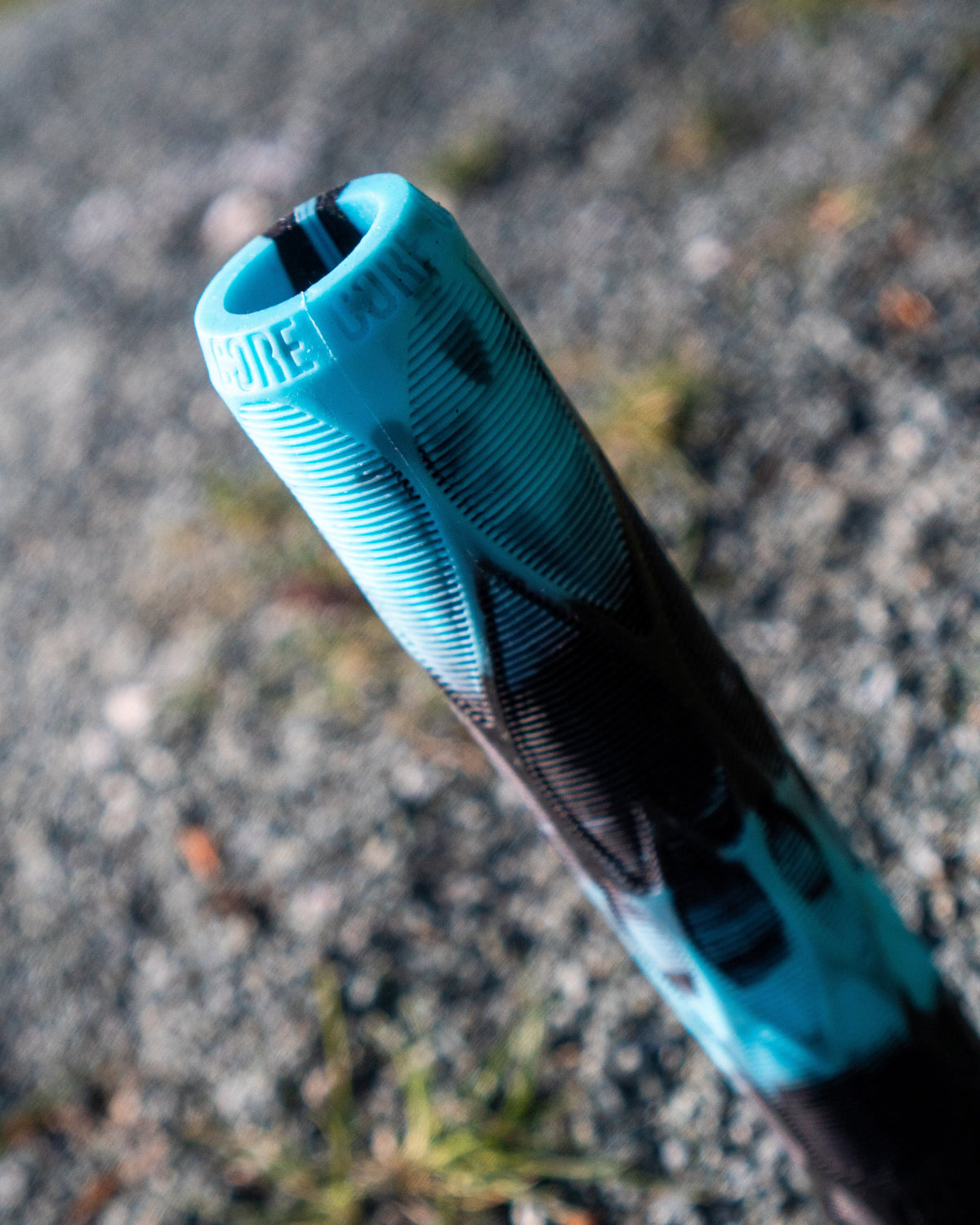 CORE Pro Scooter Handlebar Grips Soft 170mm Arctic Blue/Black I Scooter Grips Top Outside