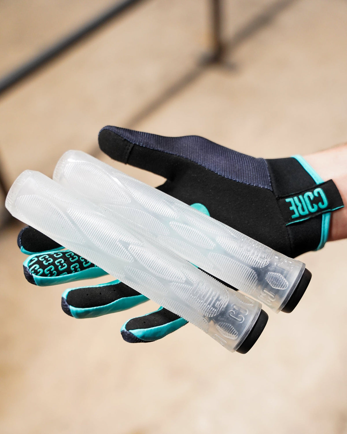 CORE Pro Scooter Handlebar Grips Soft 170mm Clear I Scooter Grips Holding