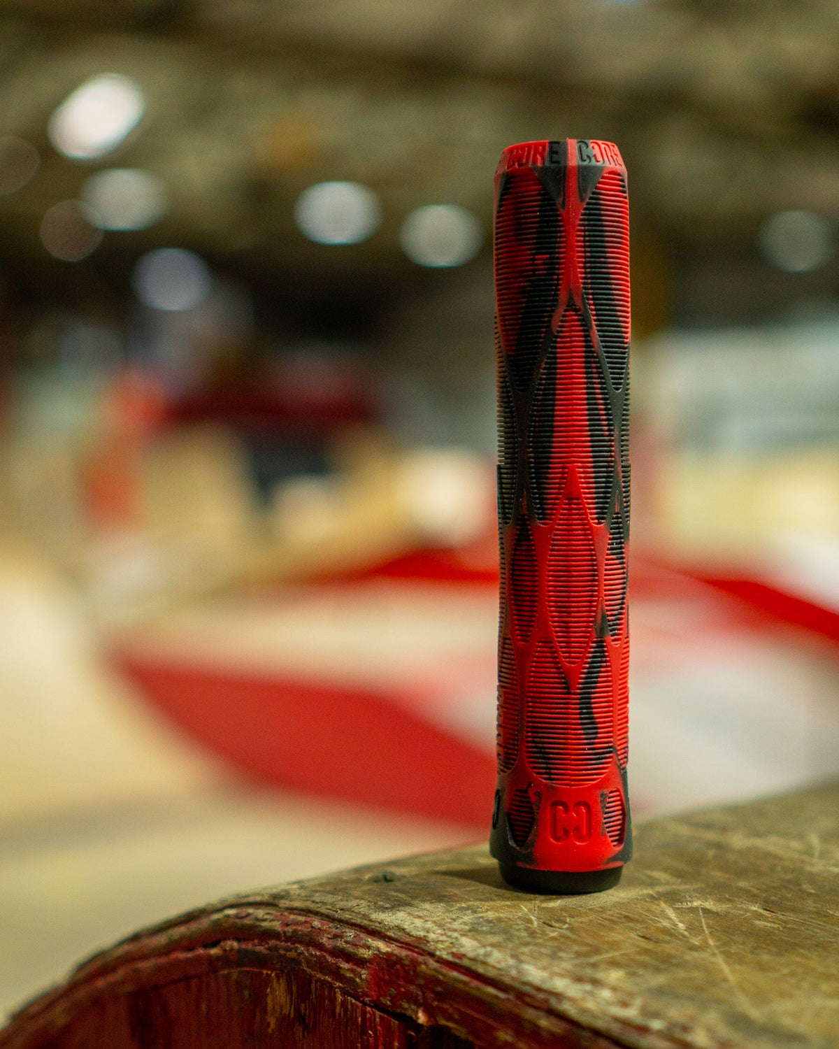 CORE Pro Scooter Handlebar Grips Soft 170mm Lava Red/Black I Scooter Grips Single Outside