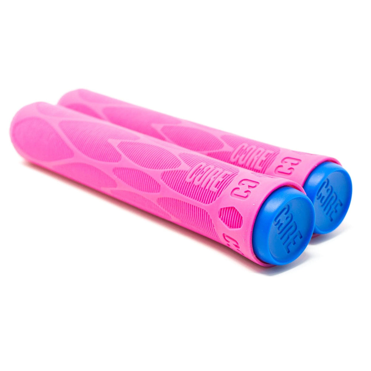 CORE Pro Scooter Handlebar Grips Soft 170mm Pink I Scooter Grips Laying Down
