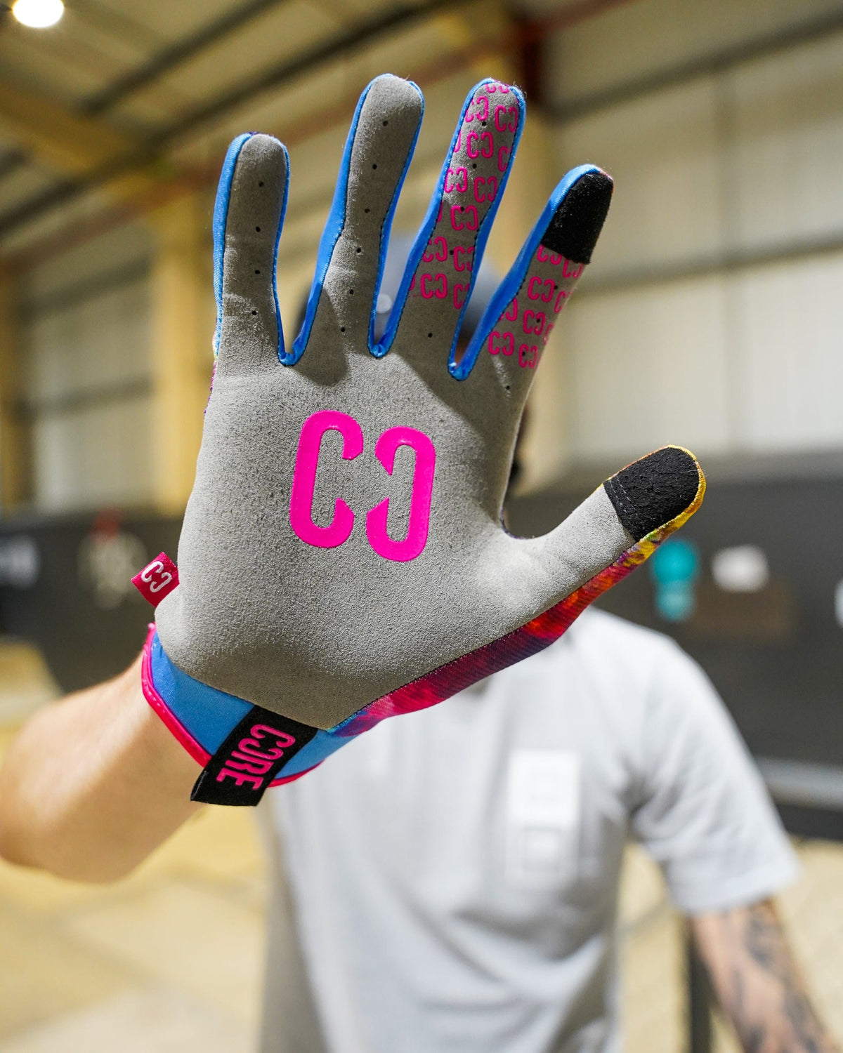 CORE Protection Aero BMX Gloves Neo Galaxy I Bike Gloves Product in Use