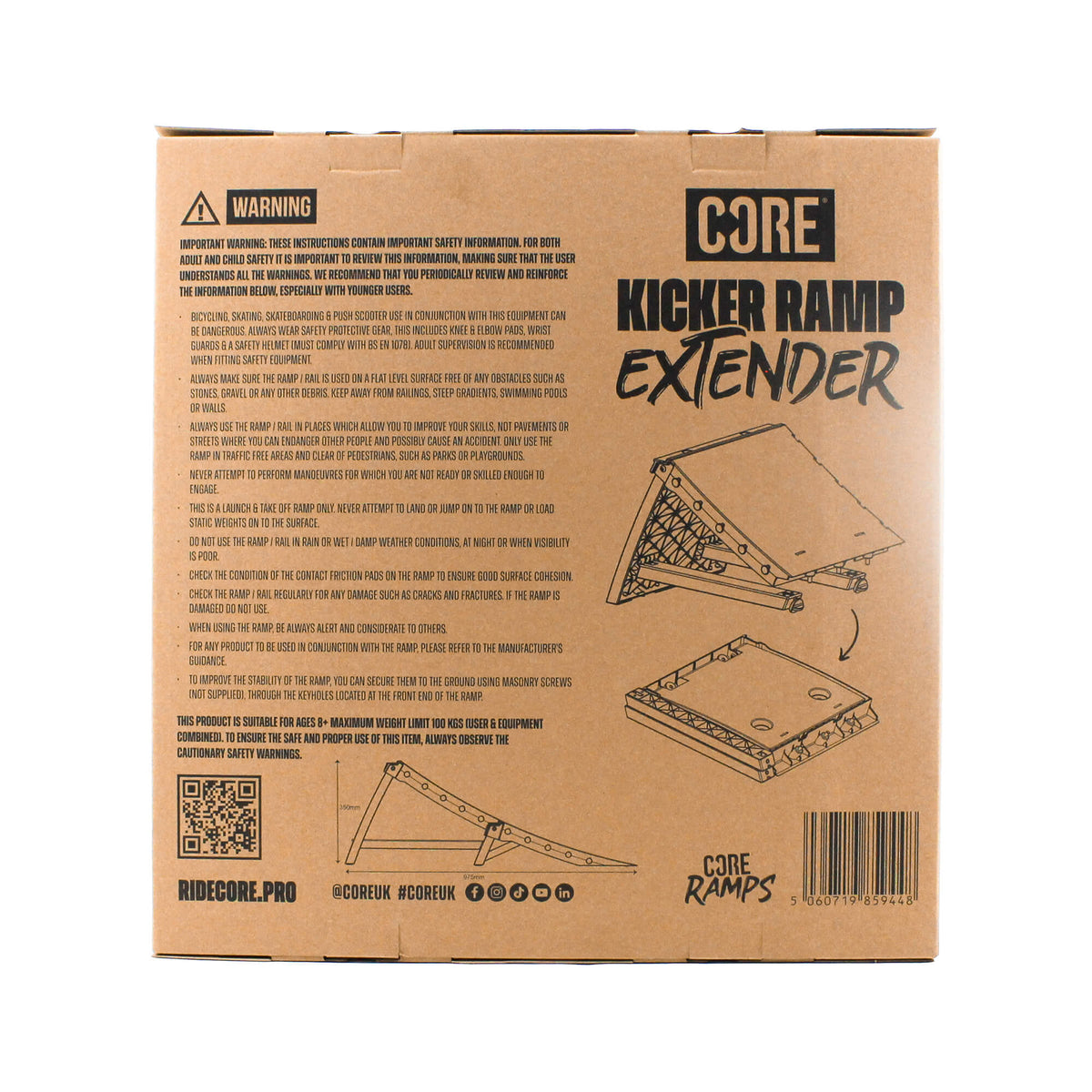 CORE Ramp - XL Kicker Ramp (Mini Kicker + XL Extender)
