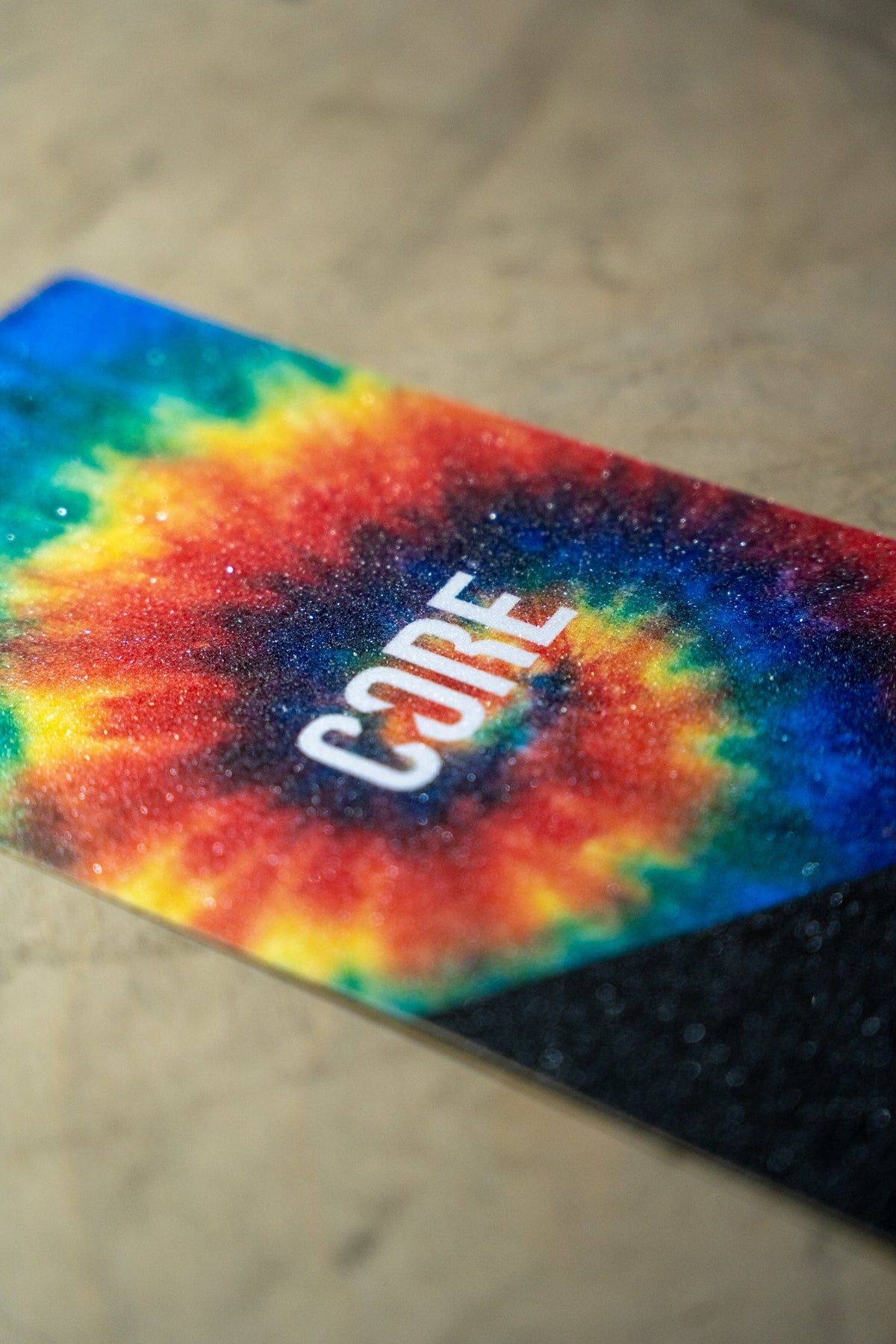 Core Scooter Grip Tape Split Tie Die I Grip Tape Scooter Zoomed In Logo