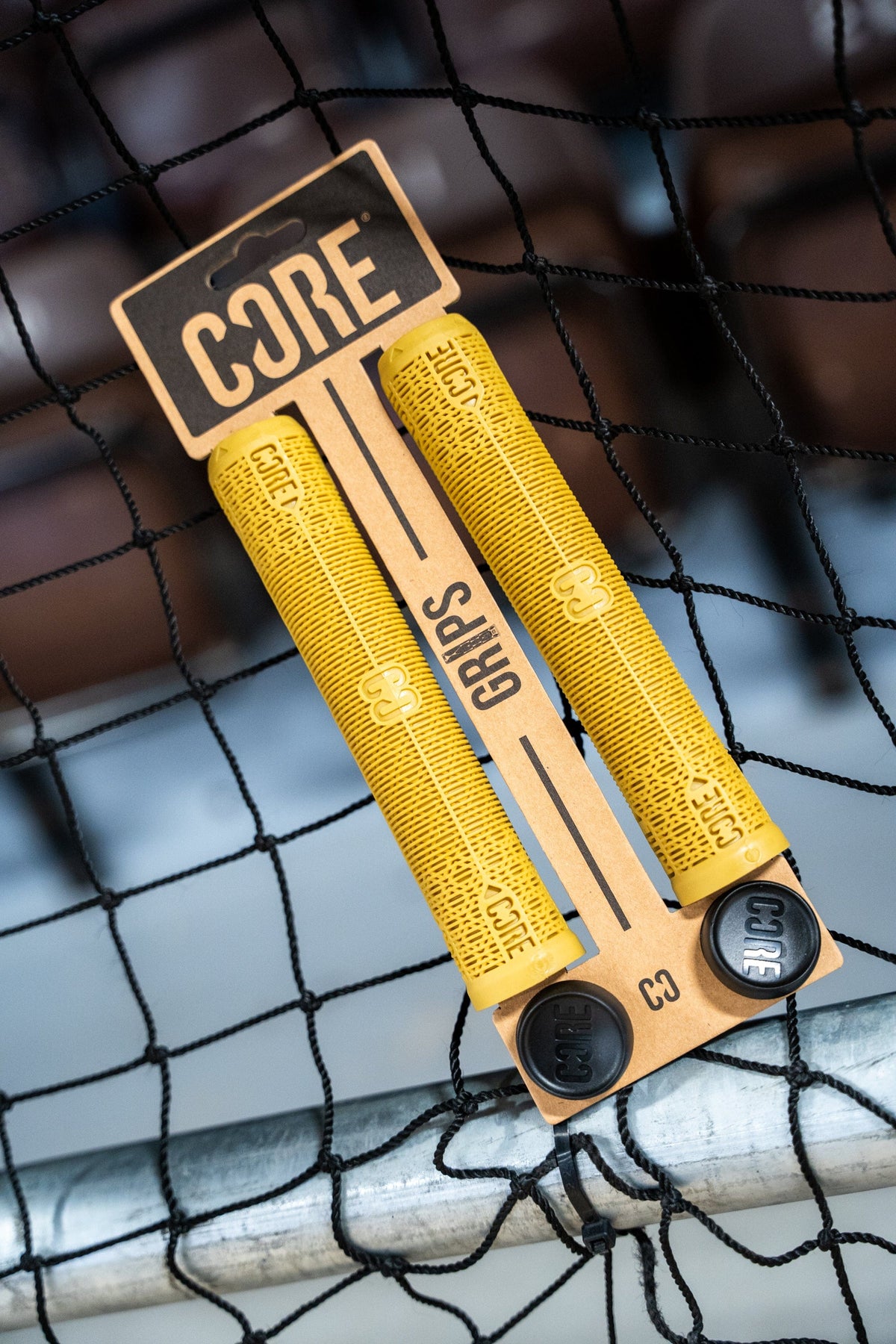 CORE Skinny Boy Scooter Handlebar Grips 170mm Gum/Black I Scooter Grips Net