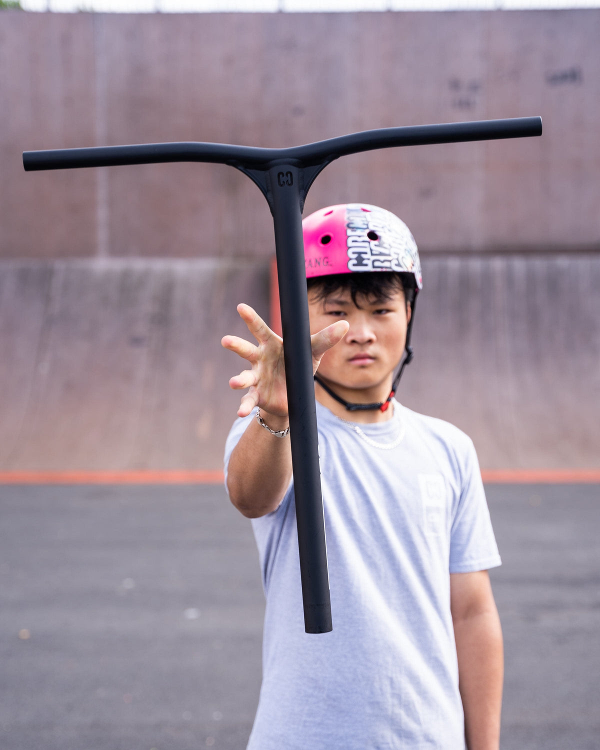 CORE SL2 Aluminium IHC Scooter Bar 620mm Black I Scooter Bar Application