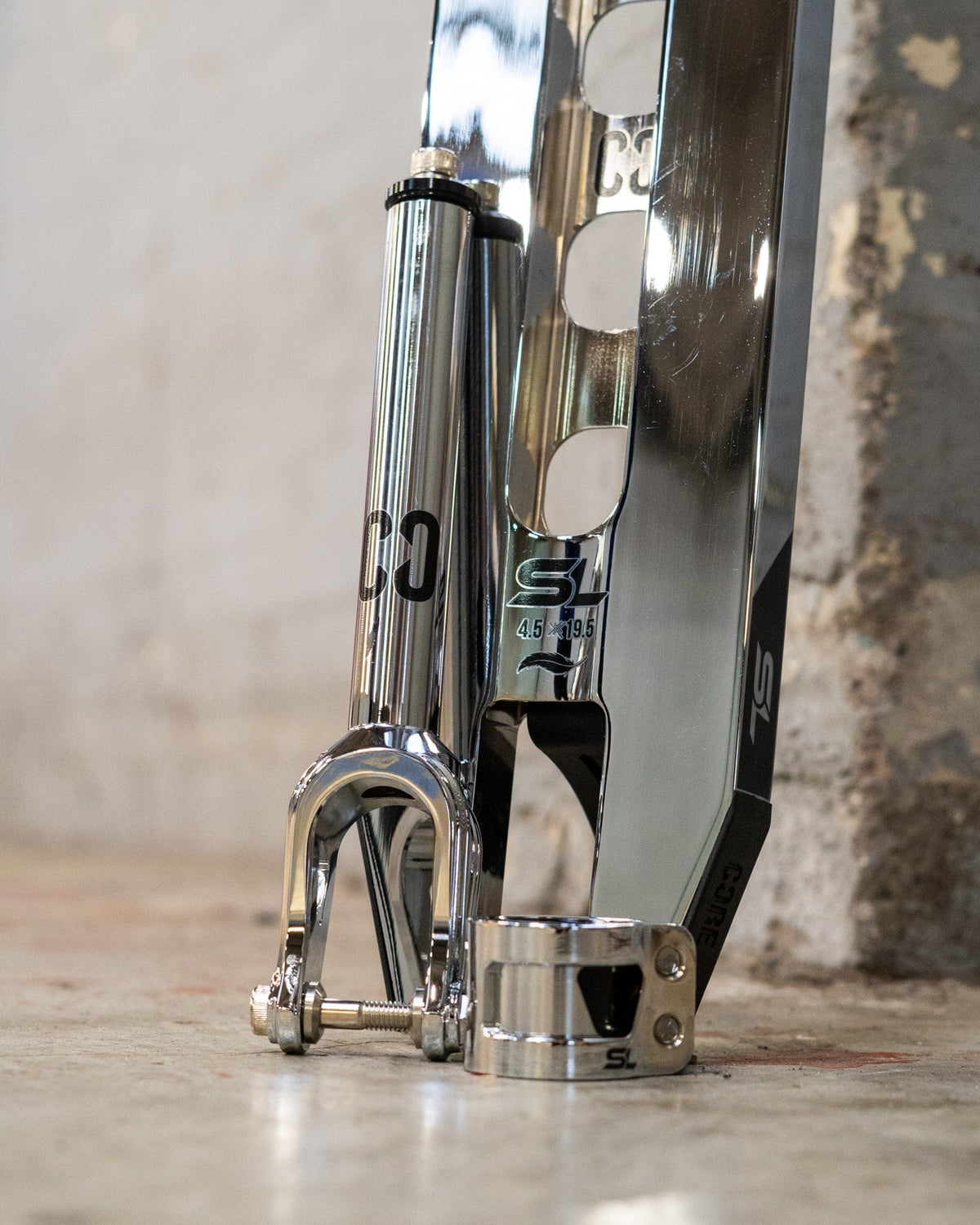 CORE SL2 IHC Scooter Fork Chrome I Scooter Fork Multiple