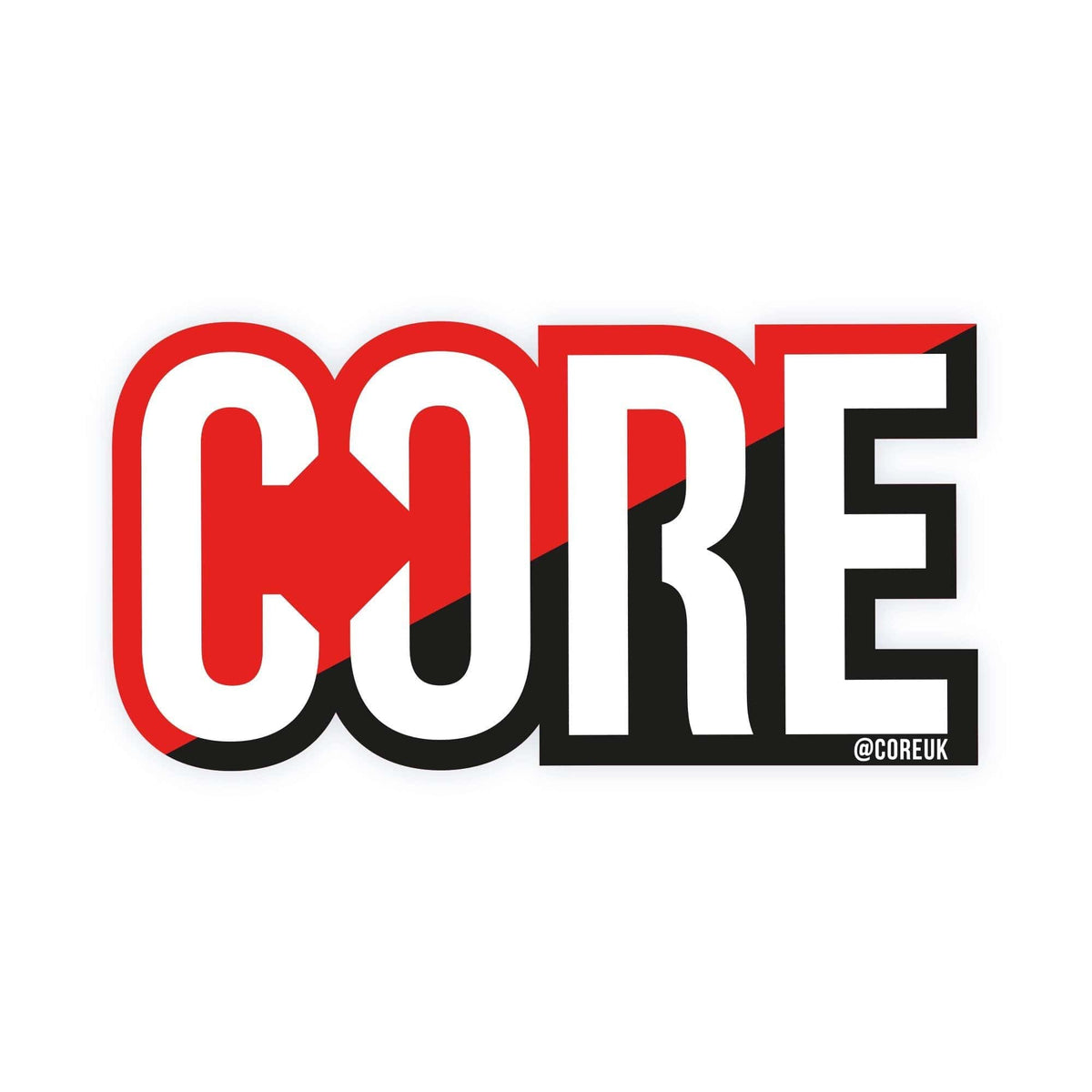 CORE Sticker, Black/Red - CORE Protection