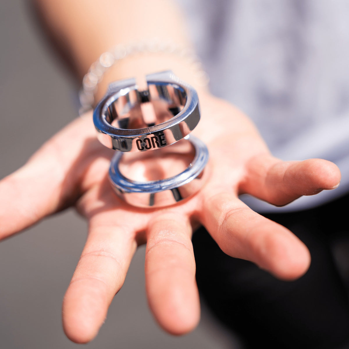 CORE Venom Stunt Scooter Clamp I Chrome Scooter Clamp One Hand Holding