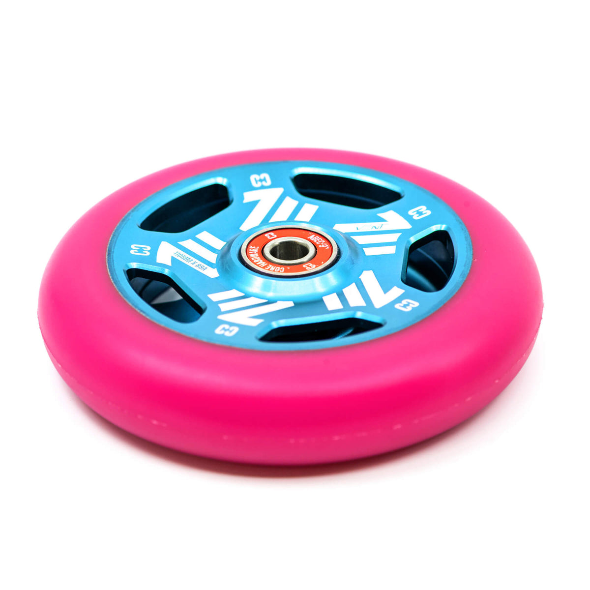 CORE Vent Hollow Scooter Wheel 110mm - Pink/Teal