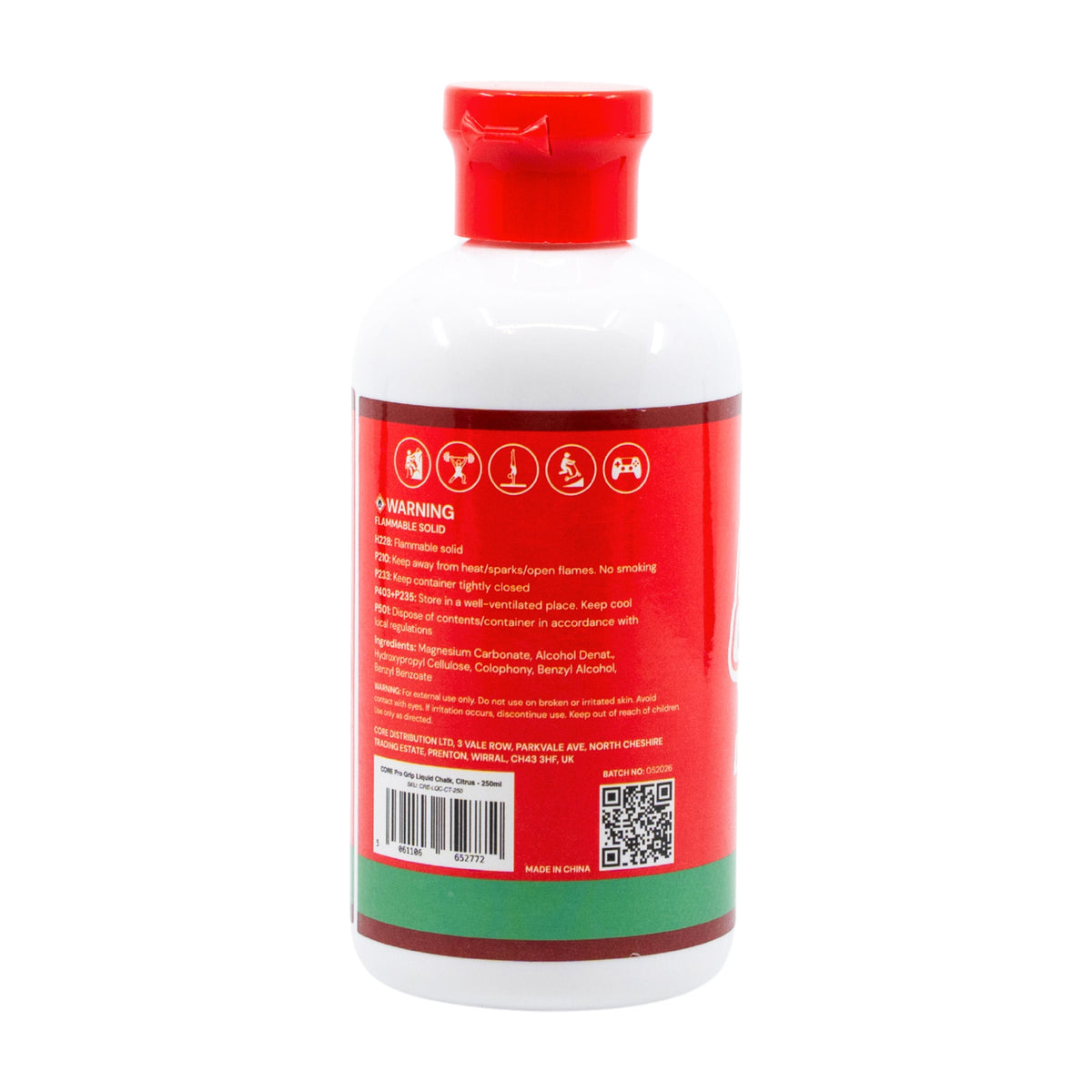 CORE Pro Grip Liquid Chalk, Citrus - 250ml
