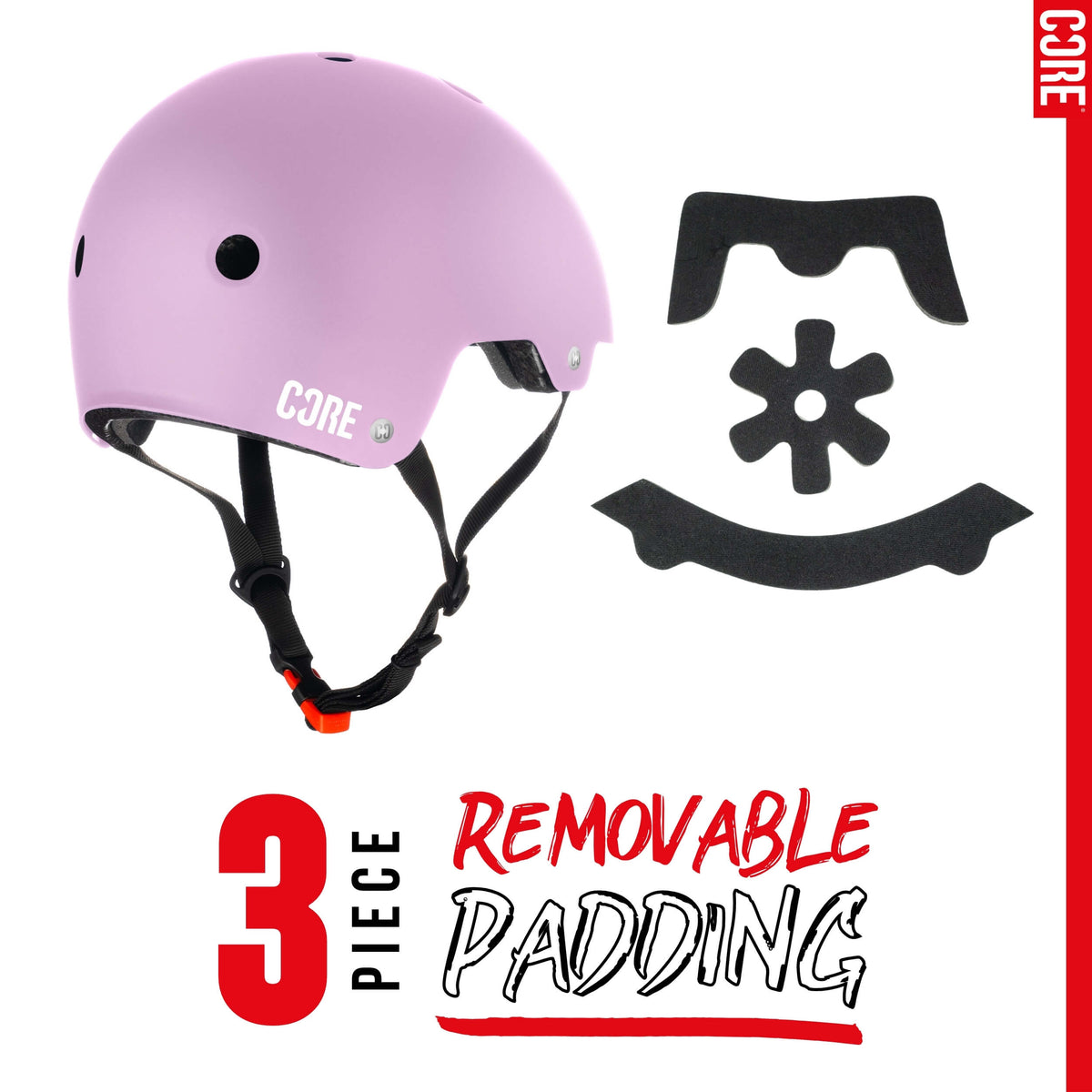 CORE Action Sports Helmet - Pink