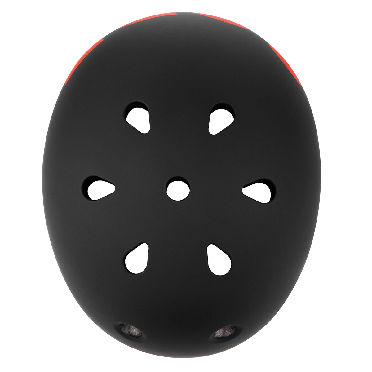 CORE Street Helmet Black/Red I Street Helmet Top Down