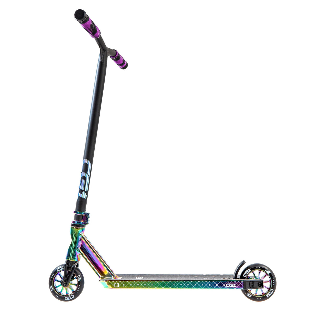 CORE CG1 complete stunt scooter in neochrome and black