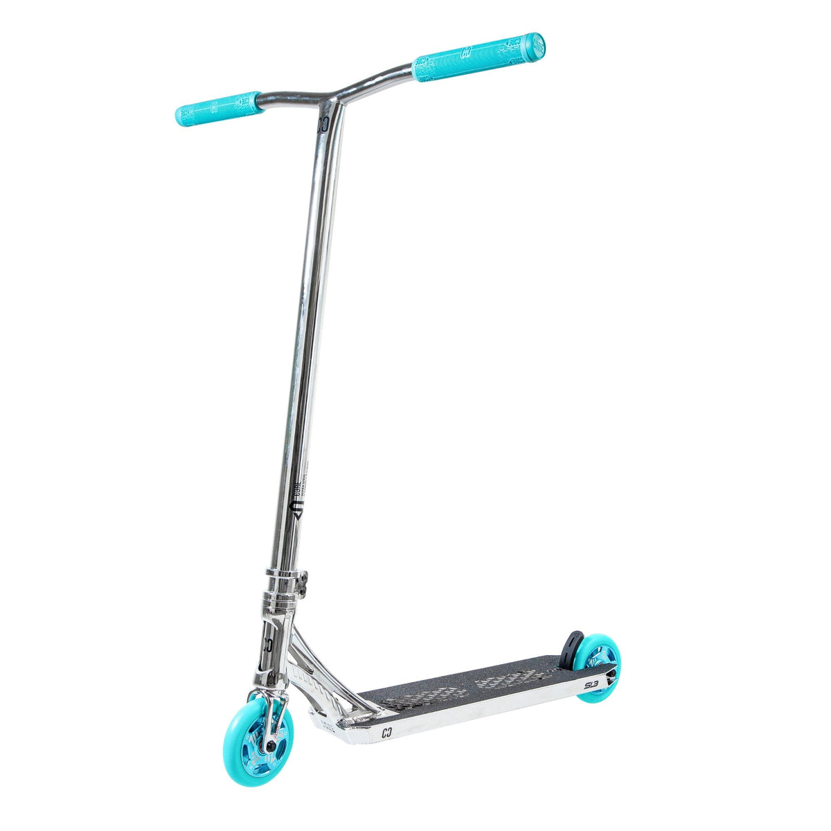 CORE SL3 complete stunt scooter in chrome and teal