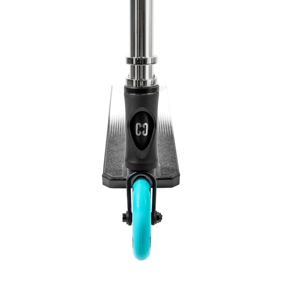 CORE CD1 complete stunt scooter in chrome and teal