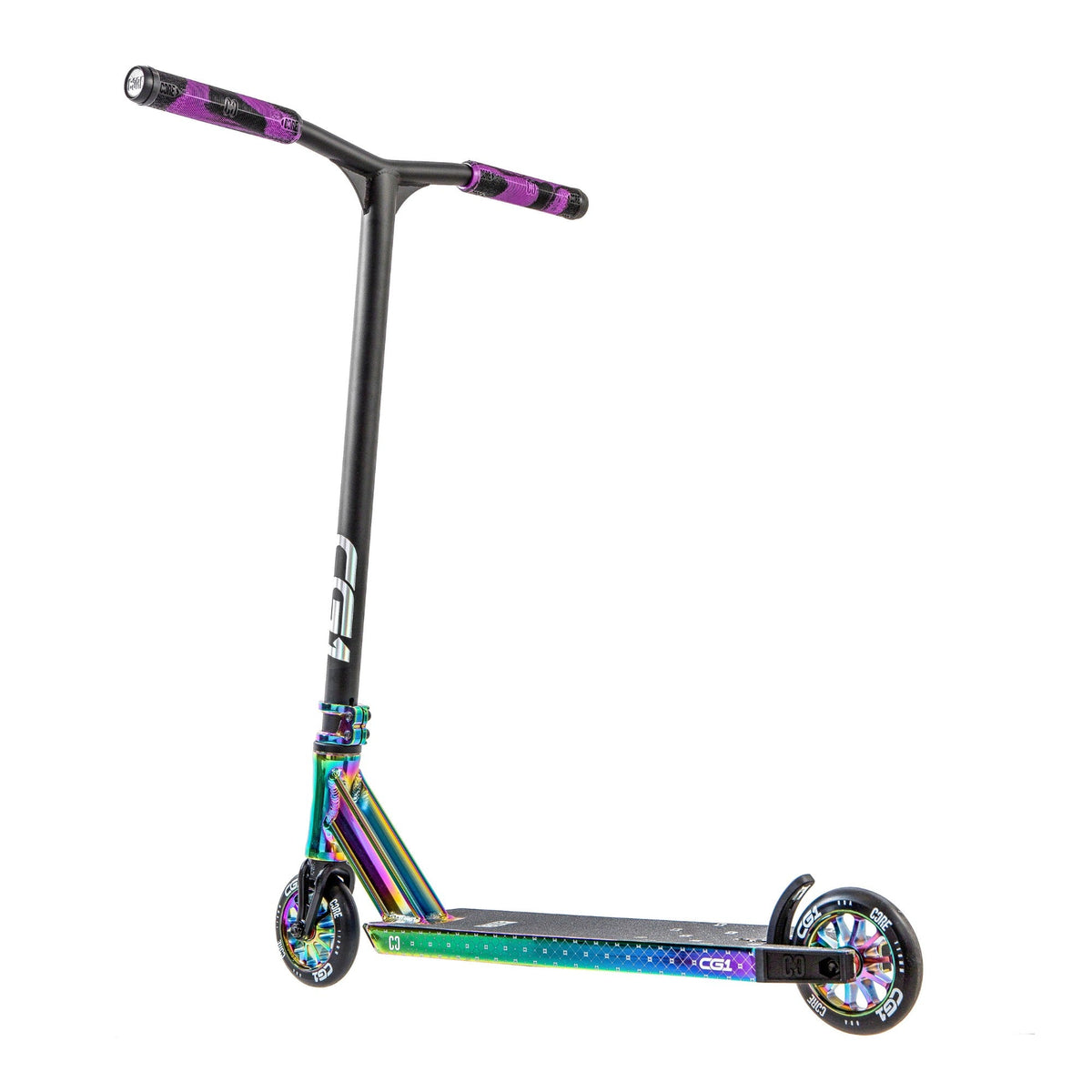 CORE CG1 complete stunt scooter in neochrome and black