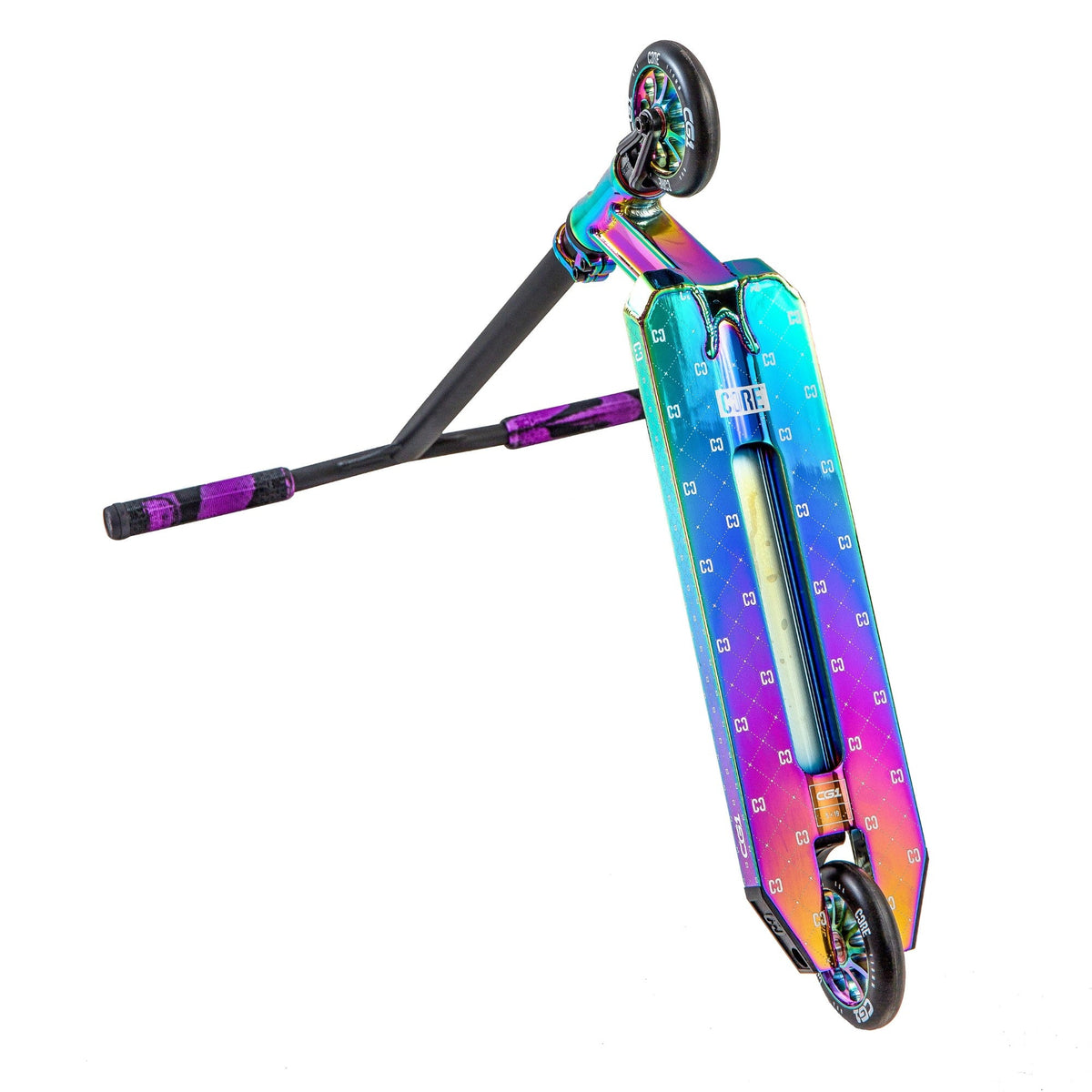 CORE CG1 complete stunt scooter in neochrome and black