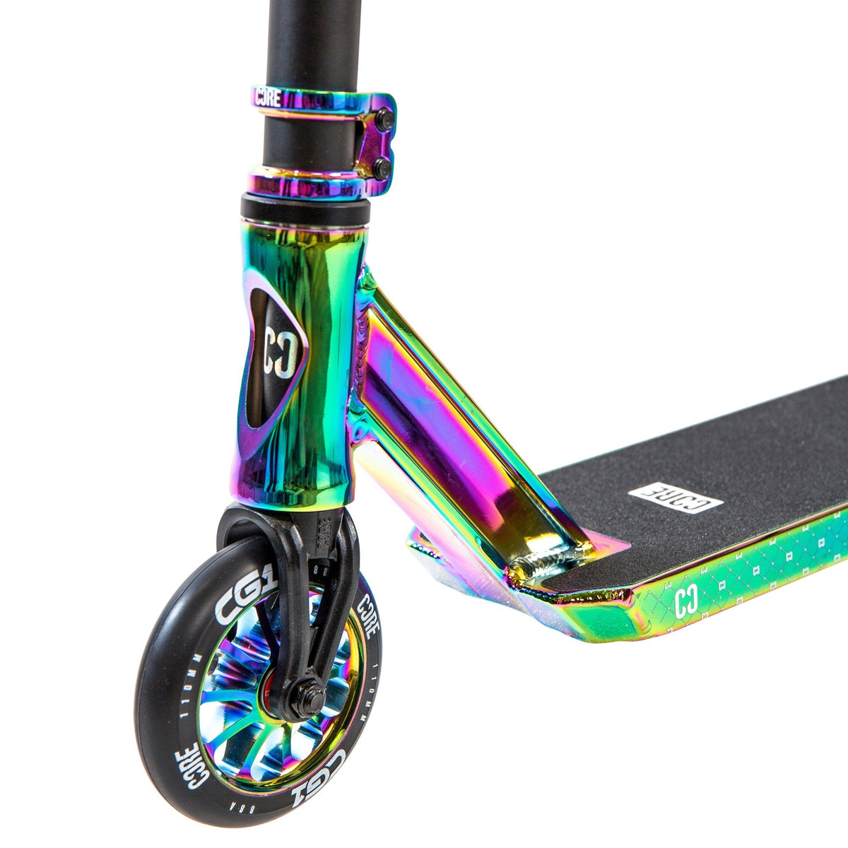 CORE CG1 complete stunt scooter in neochrome and black