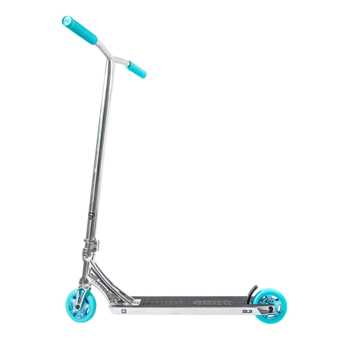 CORE SL3 complete stunt scooter in chrome and teal
