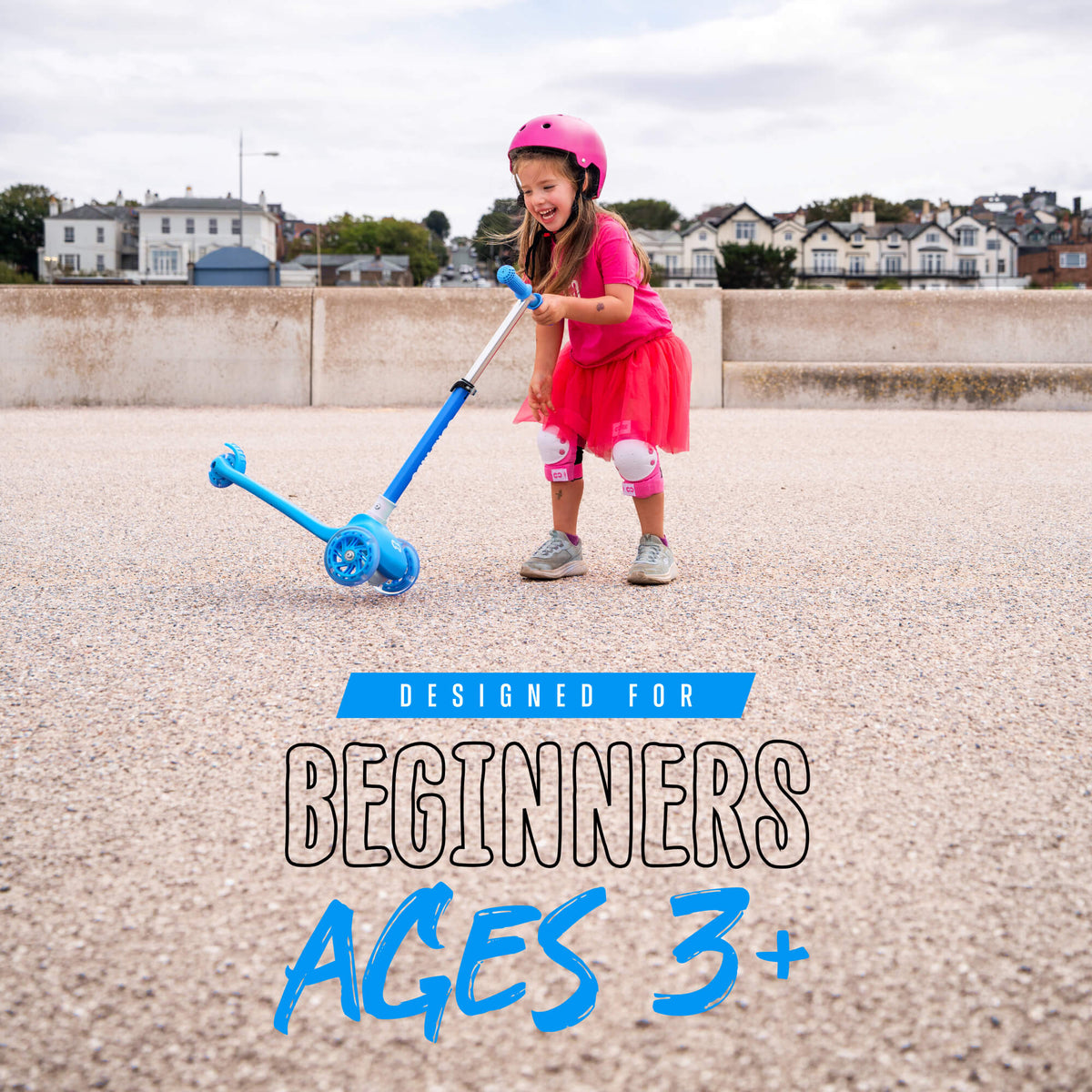 CORE Kids Foldy 3 Wheel Scooter - Blue