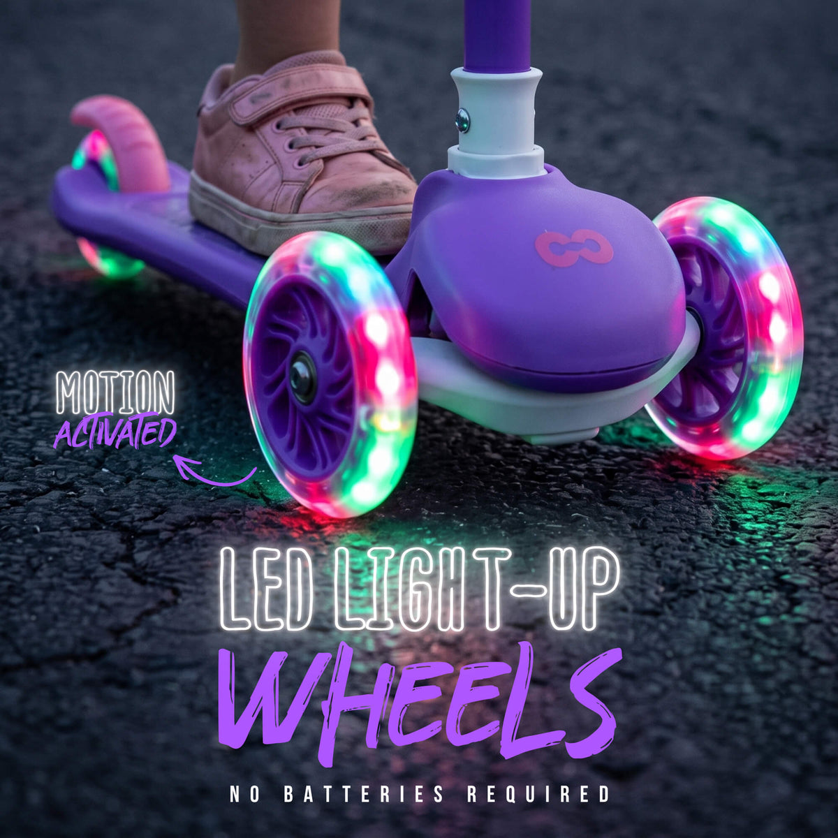 CORE Kids Foldy 3 Wheel Scooter - Purple