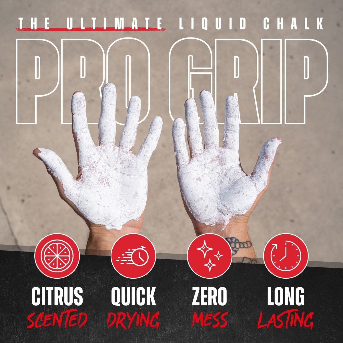 CORE Pro Grip Liquid Chalk, Citrus - 250ml