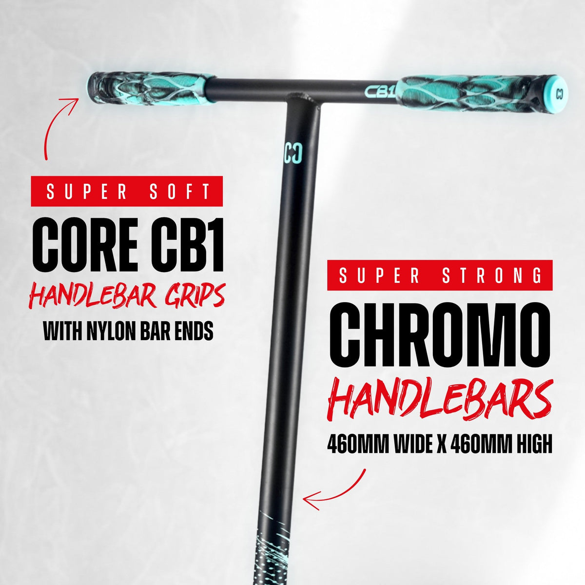 CORE CB1 beginner stunt scooter in teal and black