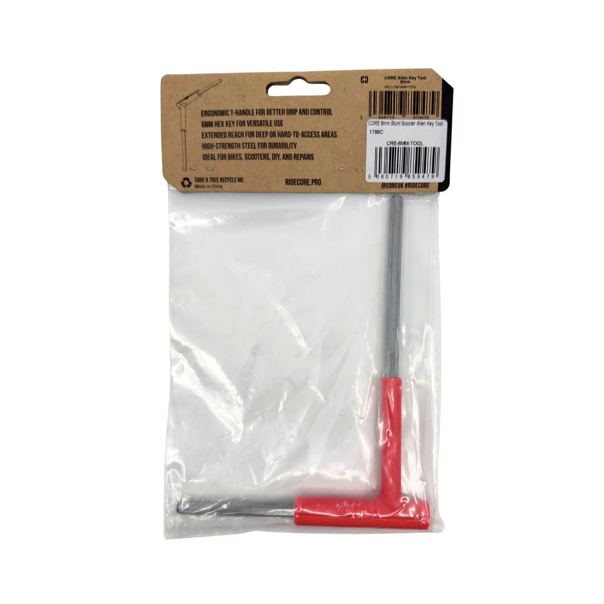 CORE Hench Wrench - 6mm Allen Key Tool for Stunt Scooters
