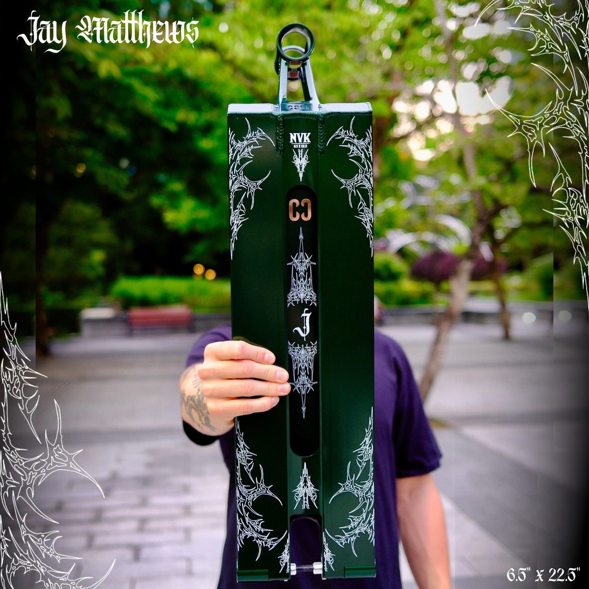 CORE ST3 J.Matthews signature forged stunt scooter deck