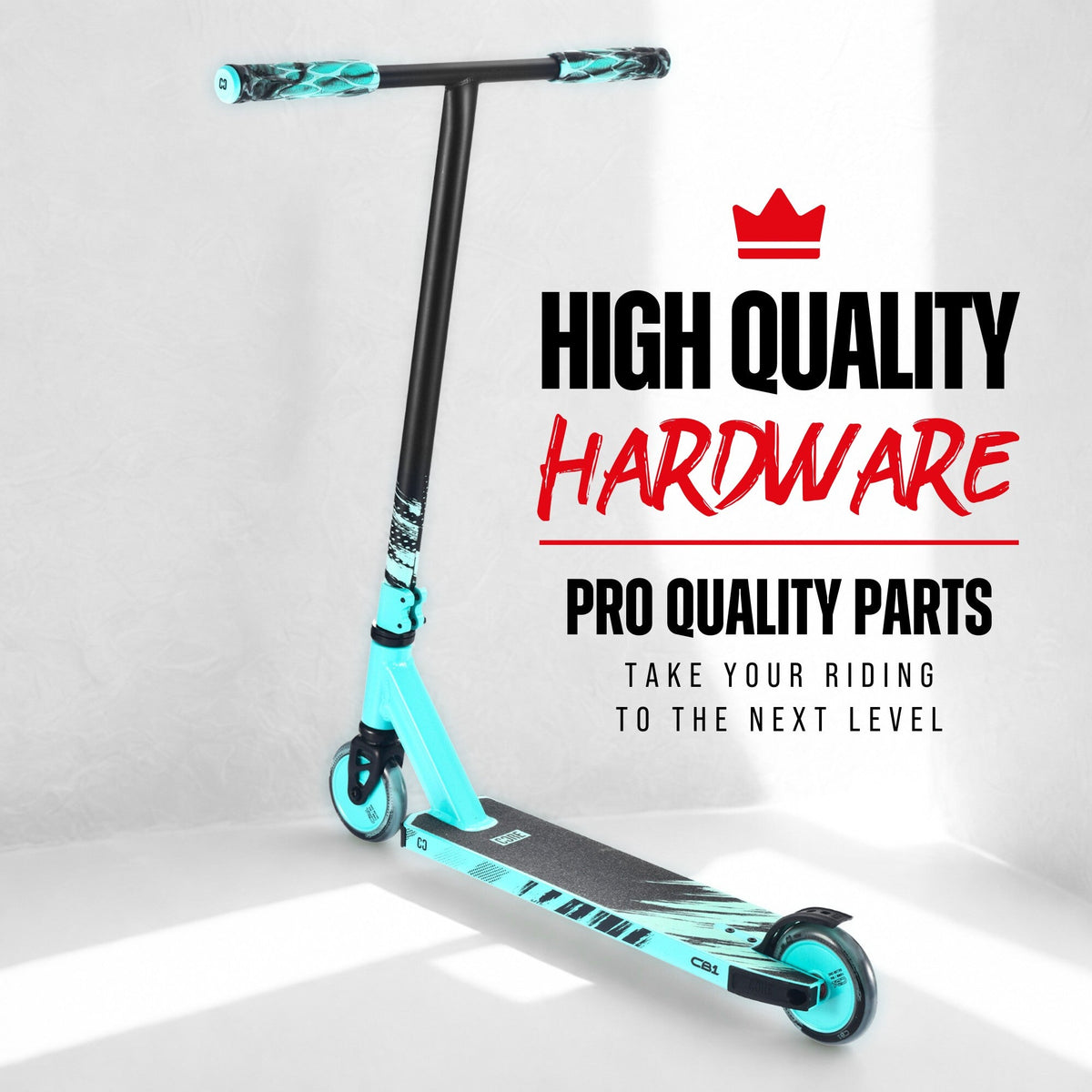 CORE CB1 beginner stunt scooter in teal and black