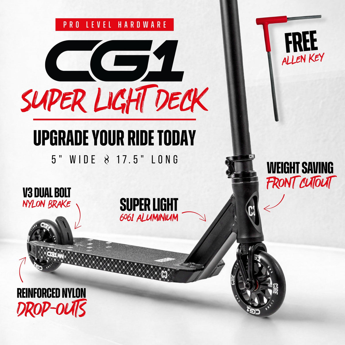 CORE CG1 Mini complete stunt scooter in black