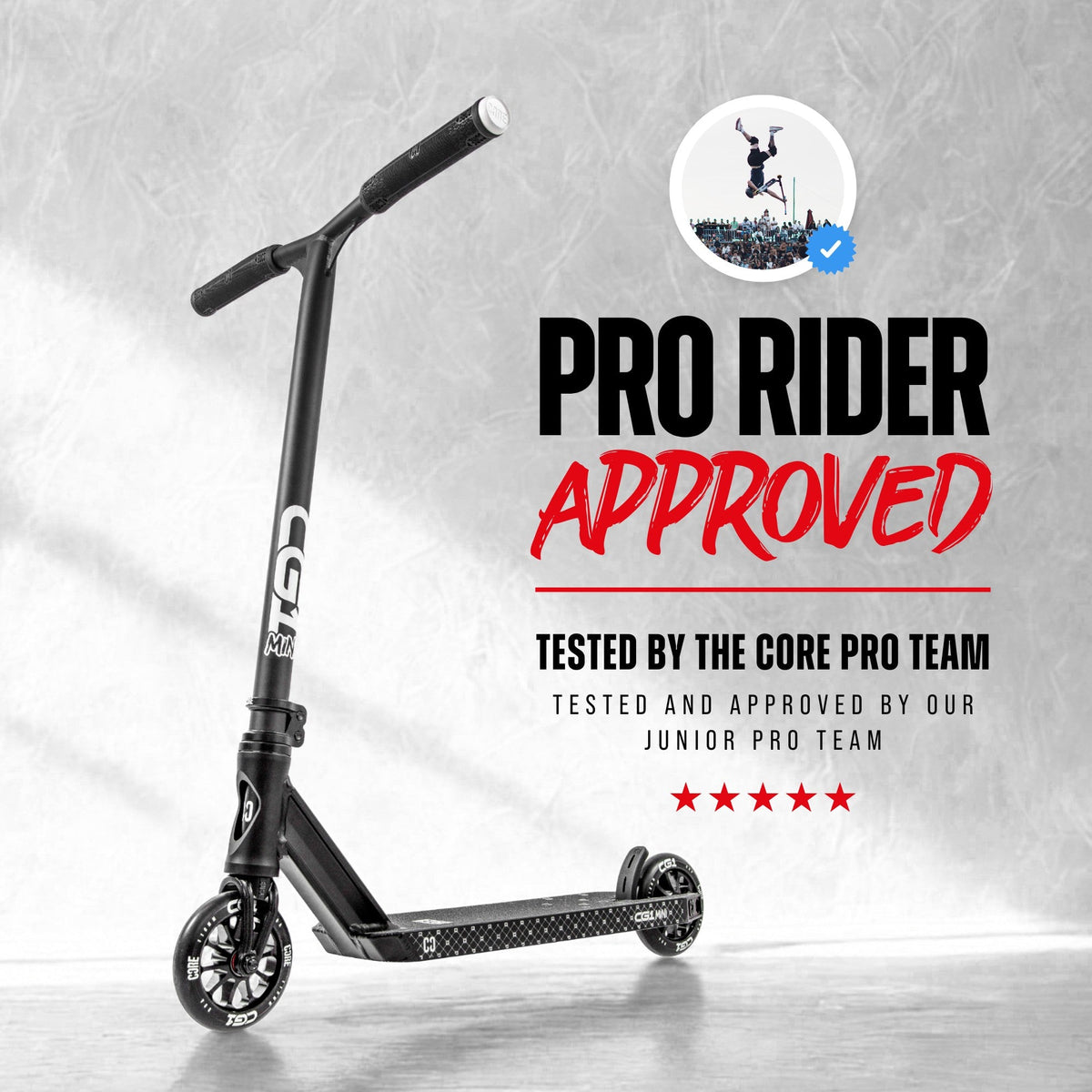 CORE CG1 Mini complete stunt scooter in black