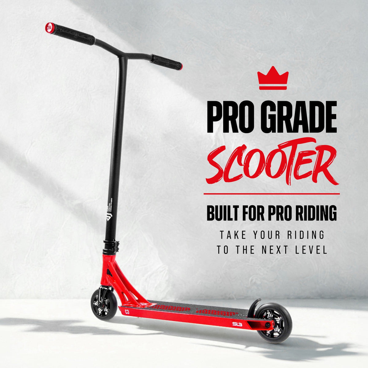 CORE SL3 complete stunt scooter in red and black